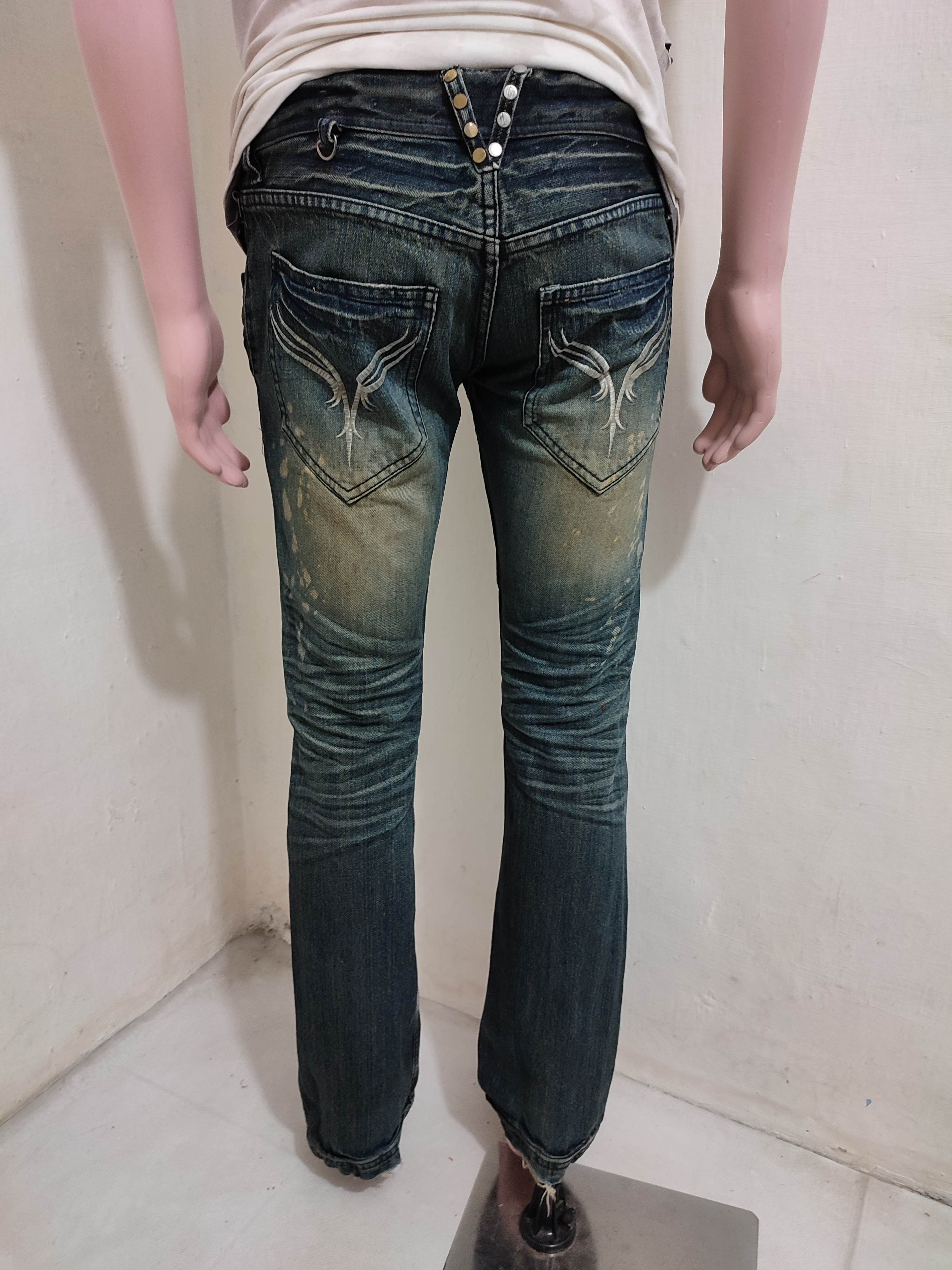 Japanese Brand 🔥Vice Fairy Japan jeans Low rise Denim pants Size US 28 / EU 44 - 2 Thumbnail