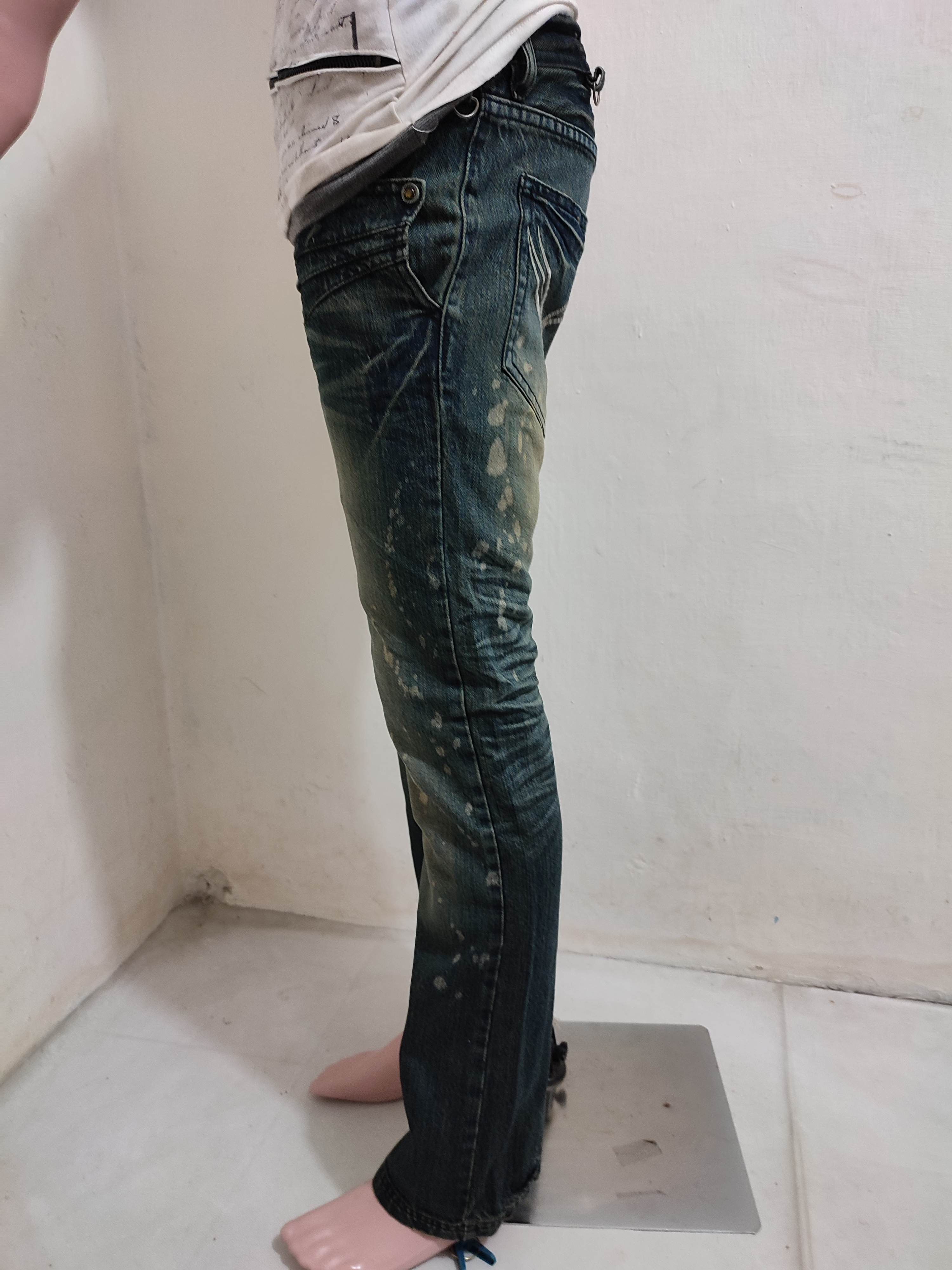 Japanese Brand 🔥Vice Fairy Japan jeans Low rise Denim pants Size US 28 / EU 44 - 3 Thumbnail