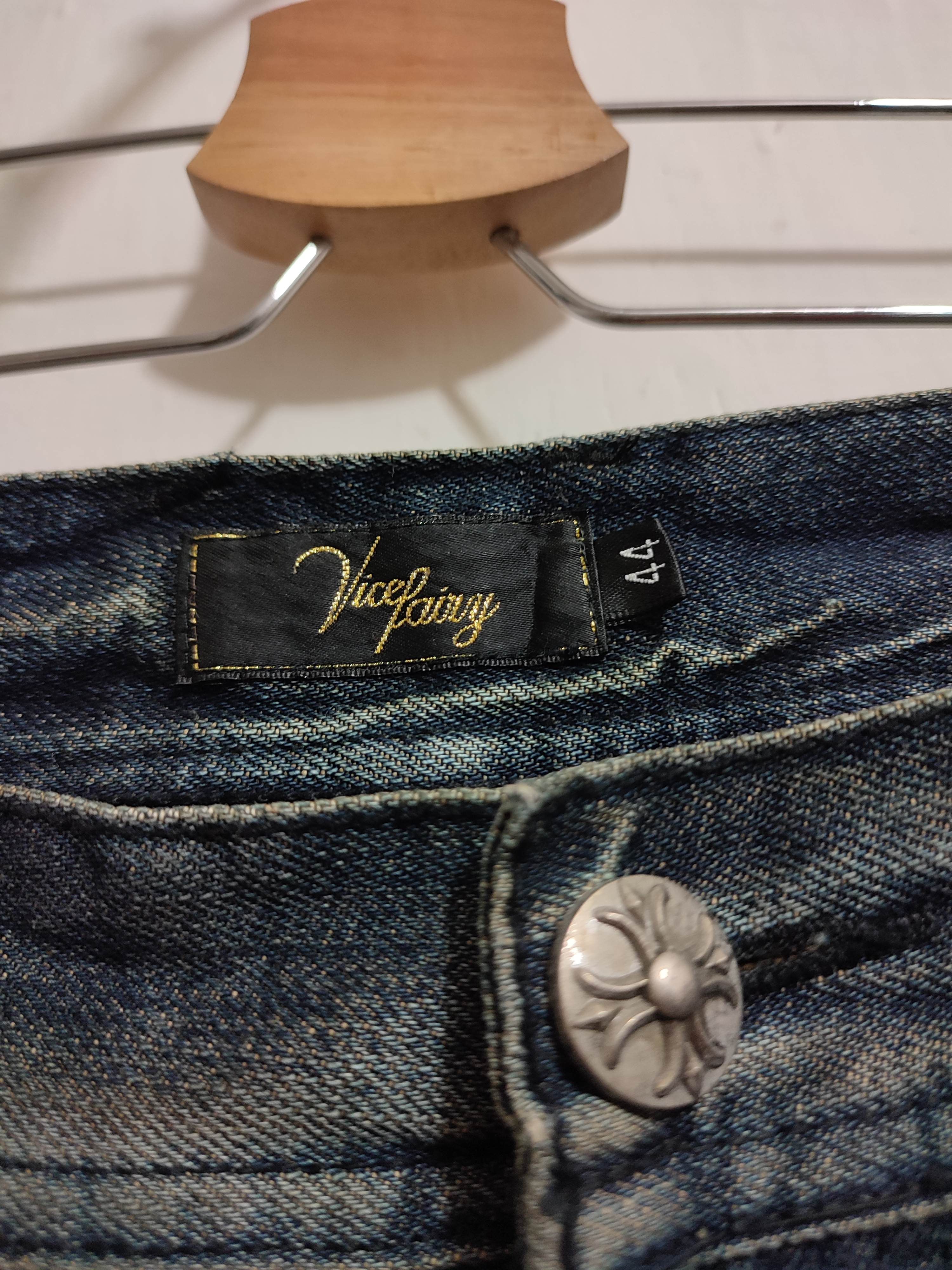 Japanese Brand 🔥Vice Fairy Japan jeans Low rise Denim pants Size US 28 / EU 44 - 7 Thumbnail