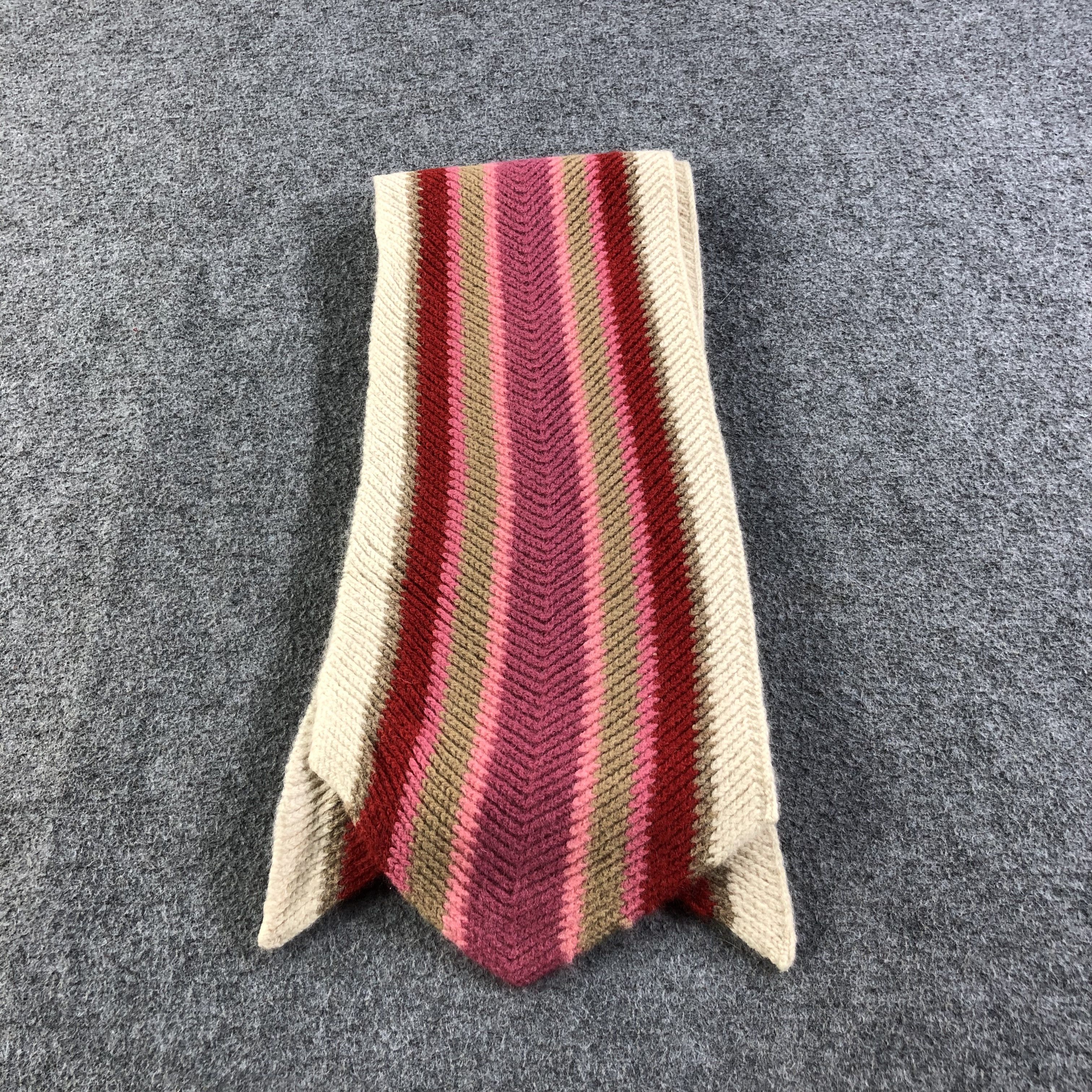 image of Gap Striped Wool Scarf Muffler V1300, Men's