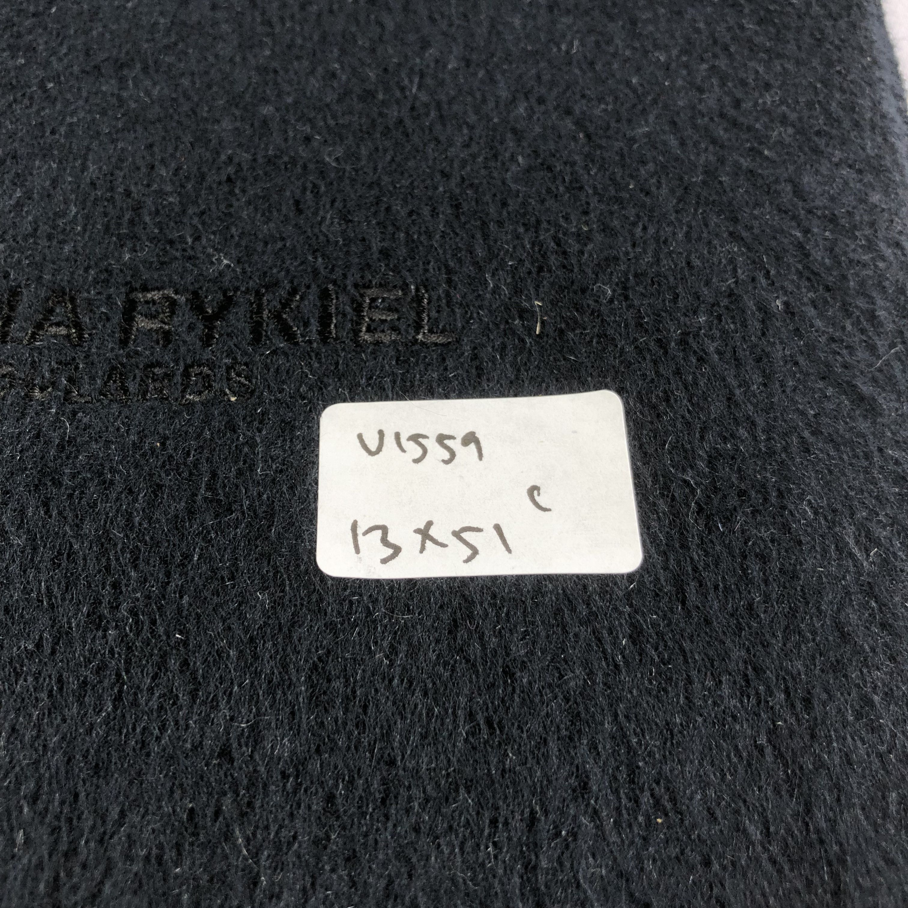Sonia Rykiel Sonia Rykiel Plain Cashmere Scarf Muffler V1559 Size ONE SIZE - 4 Thumbnail