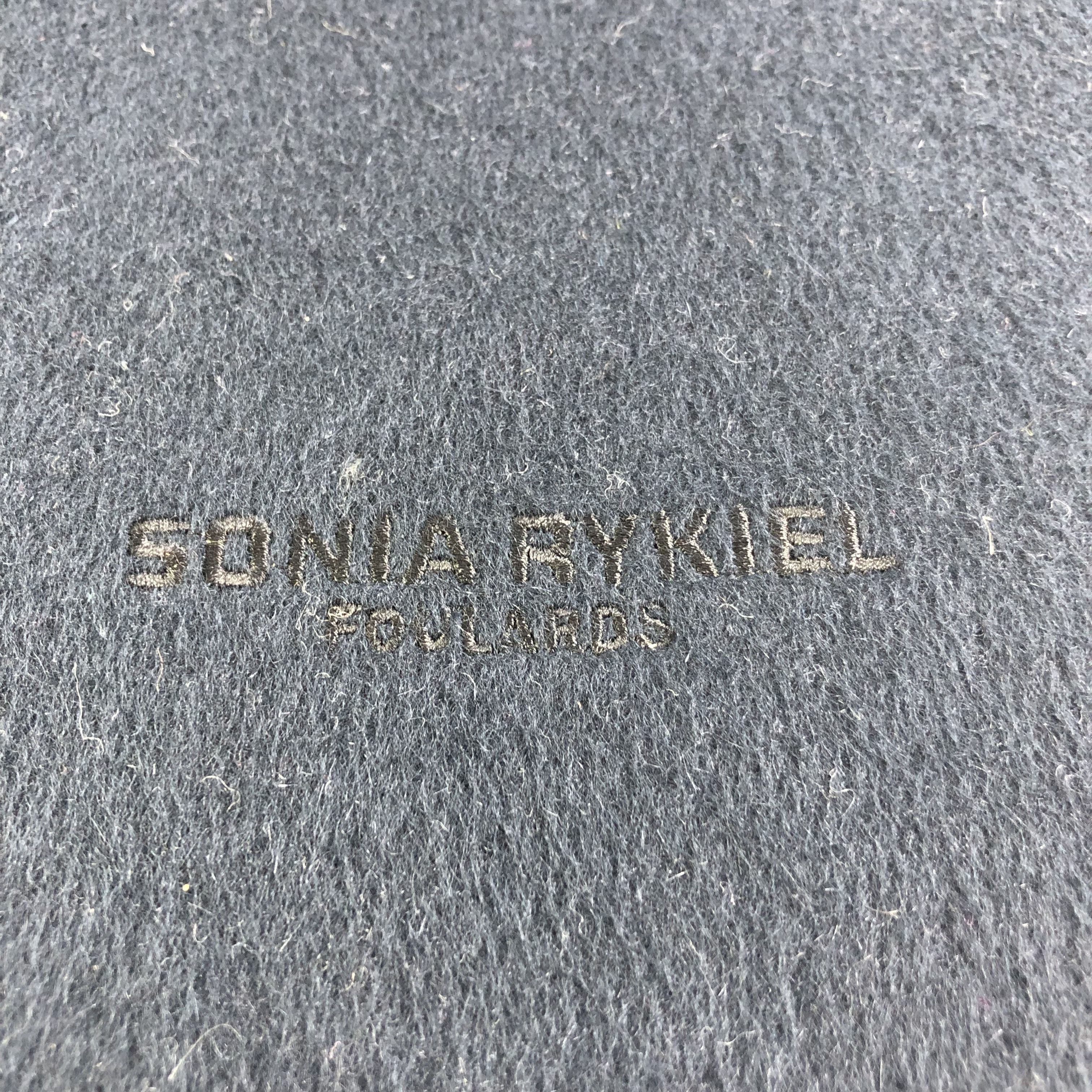 Sonia Rykiel Sonia Rykiel Plain Cashmere Scarf Muffler V1559 Size ONE SIZE - 3 Thumbnail
