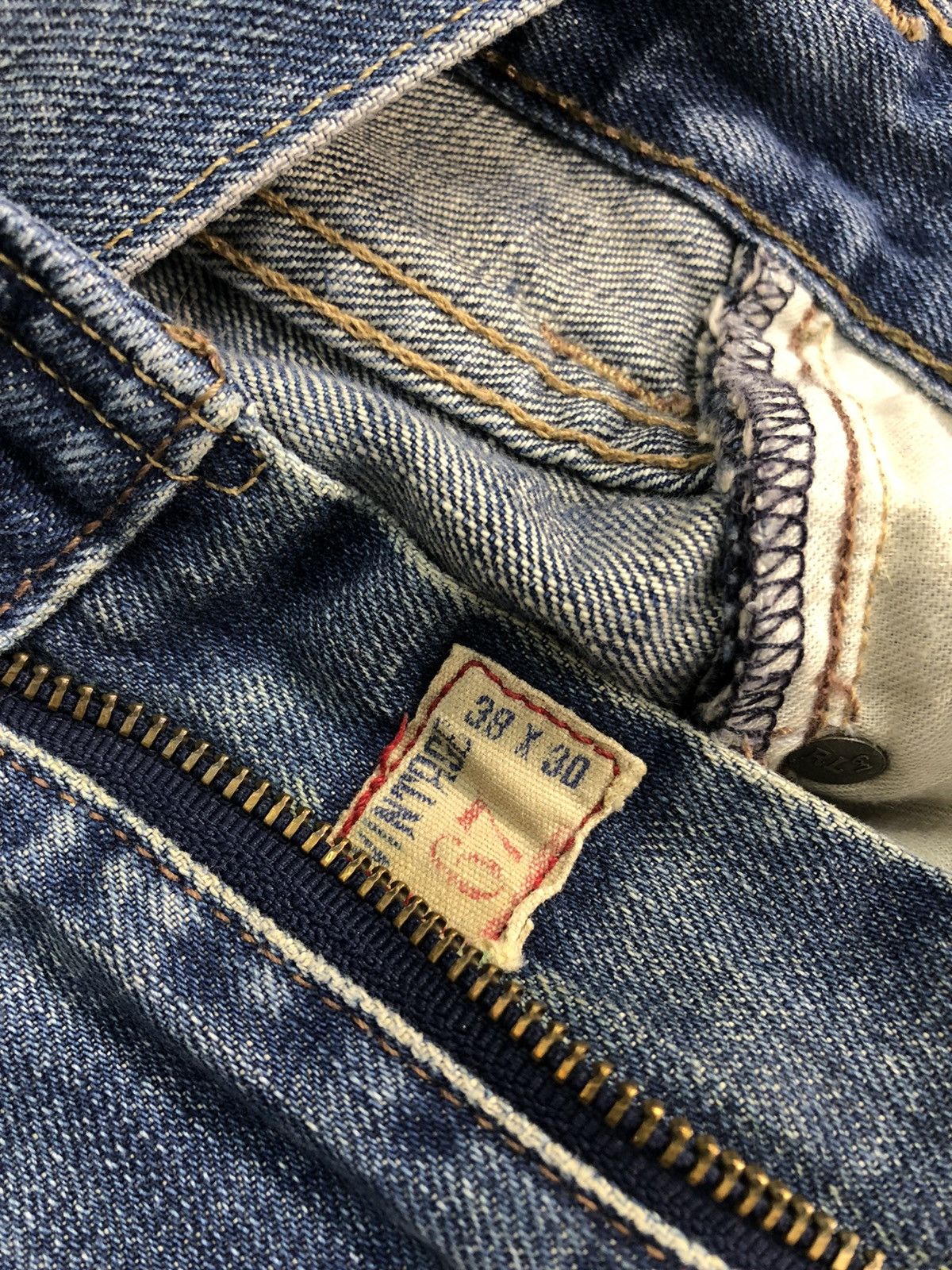 Polo Ralph Lauren 90s Polo Ralph Lauren RL Relaxed Straight Cut Indigo Denim Size US 42 / EU 58 - 15 Thumbnail