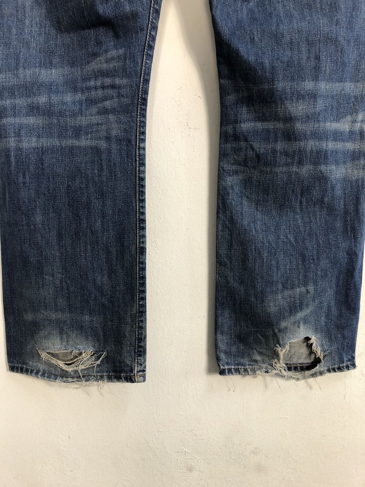 Polo Ralph Lauren 90s Polo Ralph Lauren RL Relaxed Straight Cut Indigo Denim Size US 42 / EU 58 - 13 Thumbnail