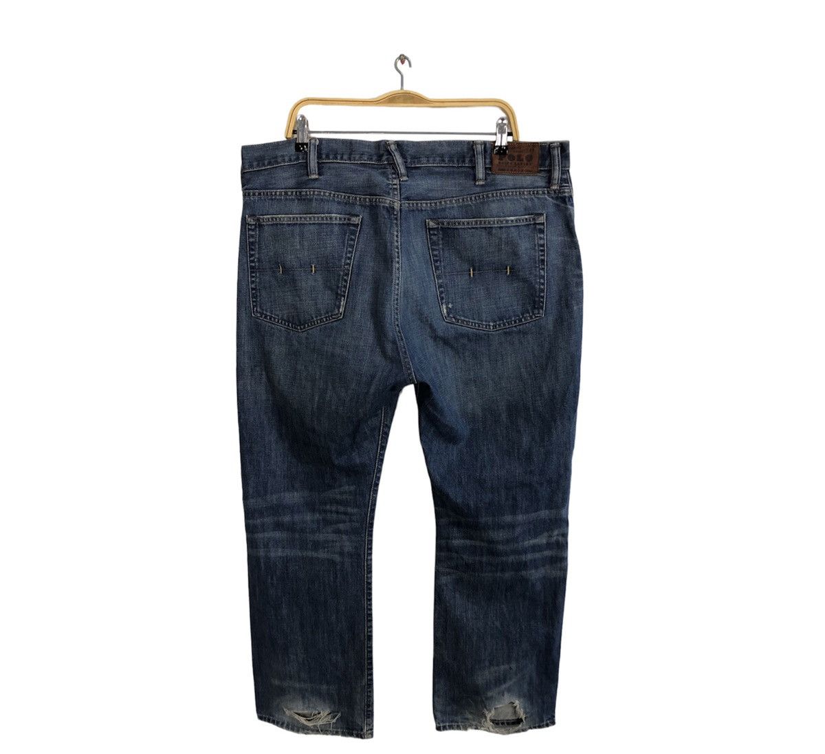 Polo Ralph Lauren 90s Polo Ralph Lauren RL Relaxed Straight Cut Indigo Denim Size US 42 / EU 58 - 2 Thumbnail