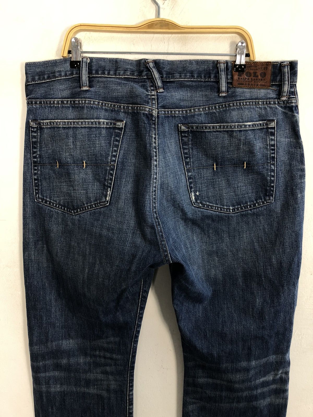 Polo Ralph Lauren 90s Polo Ralph Lauren RL Relaxed Straight Cut Indigo Denim Size US 42 / EU 58 - 4 Thumbnail