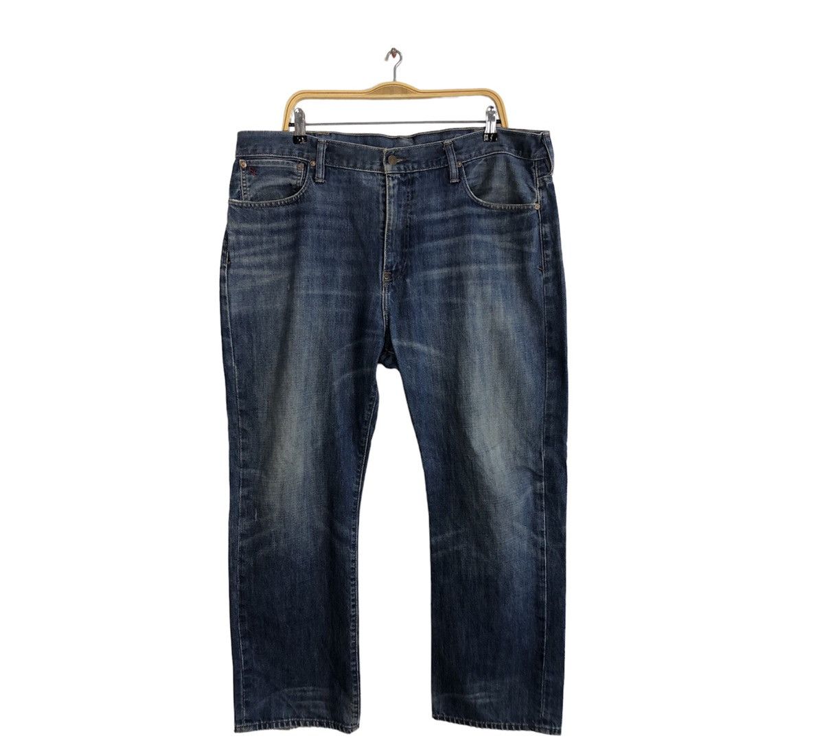 Polo Ralph Lauren 90s Polo Ralph Lauren RL Relaxed Straight Cut Indigo Denim Size US 42 / EU 58 - 1 Thumbnail