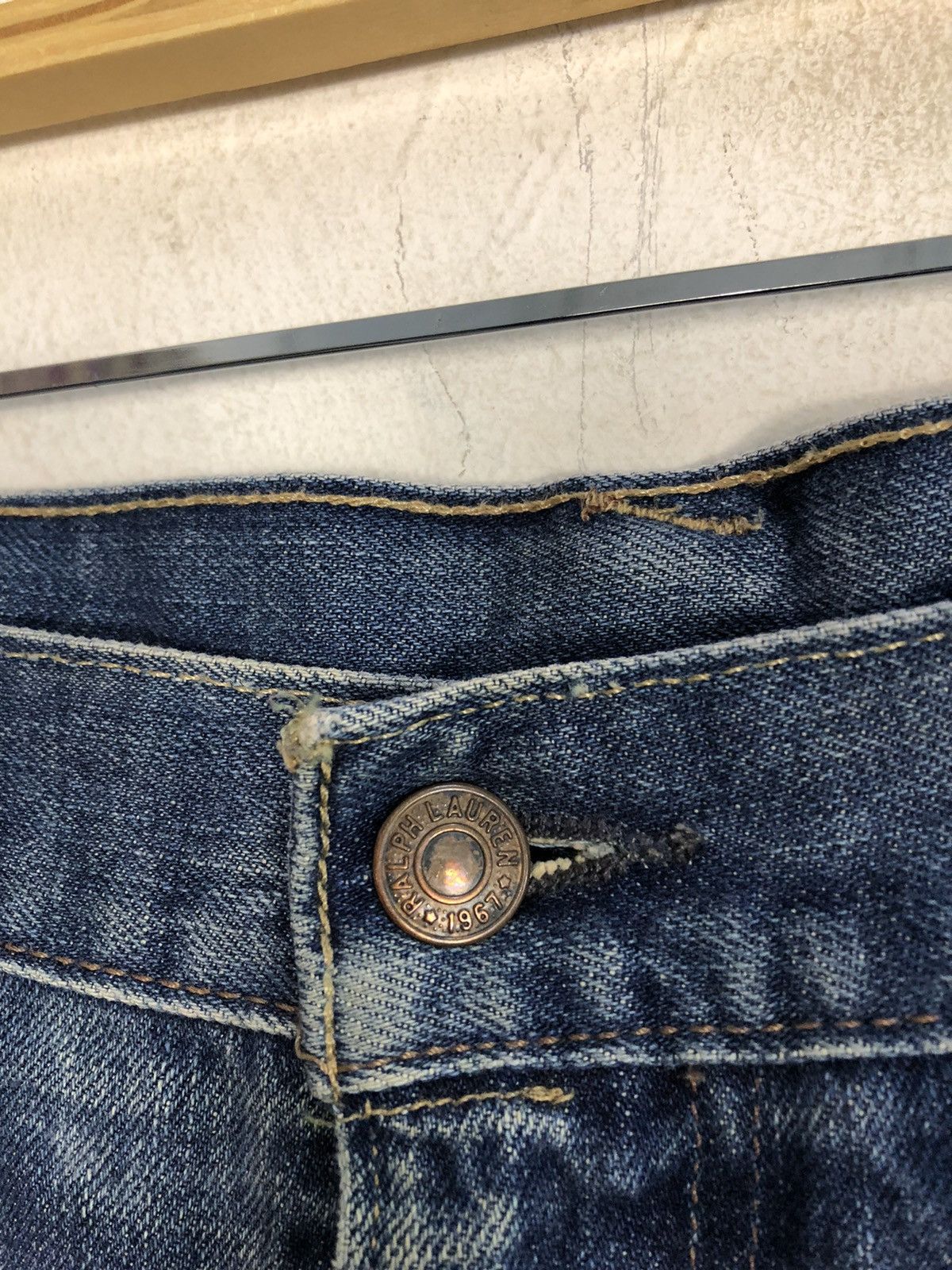 Polo Ralph Lauren 90s Polo Ralph Lauren RL Relaxed Straight Cut Indigo Denim Size US 42 / EU 58 - 7 Thumbnail