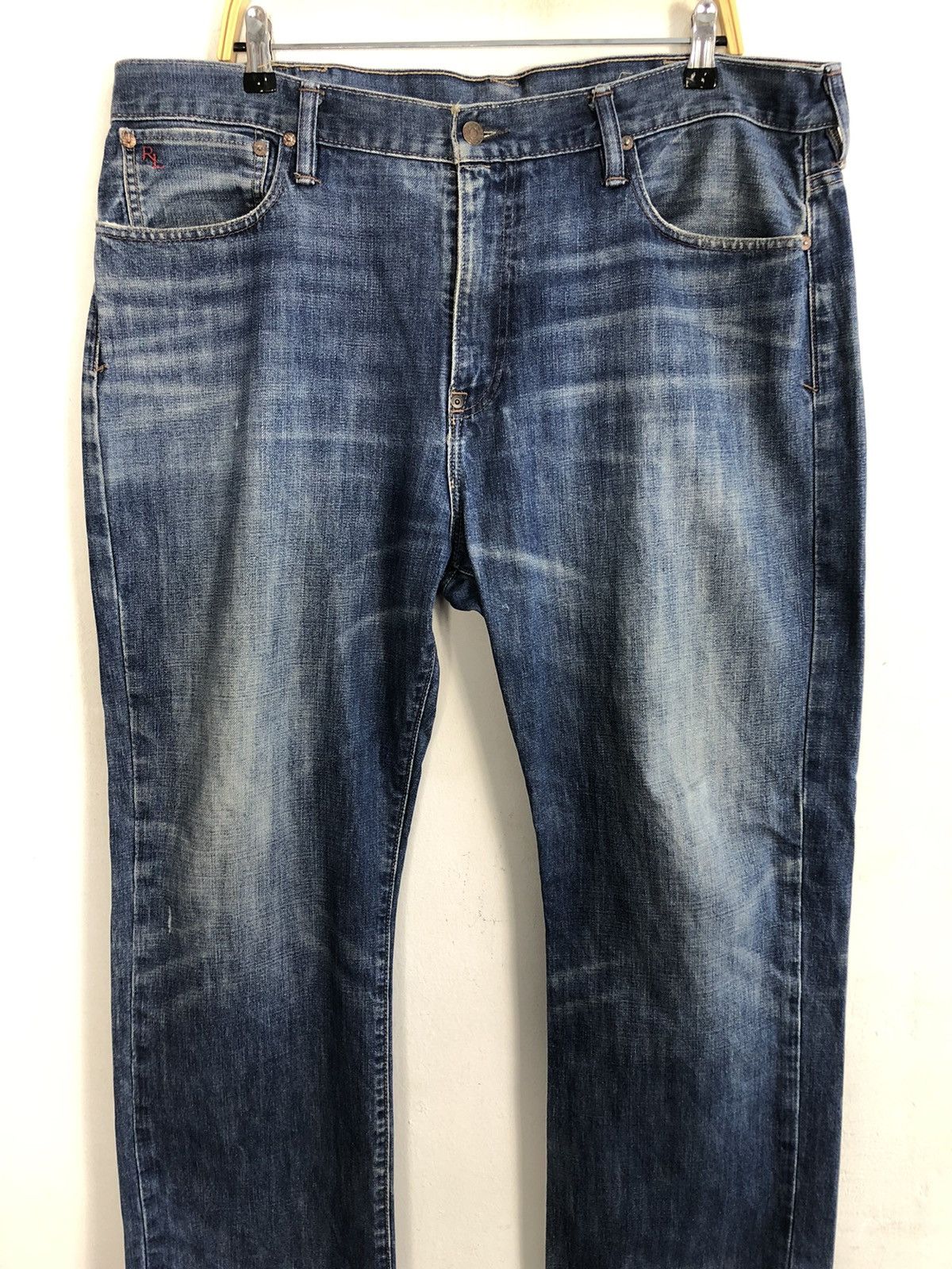 Polo Ralph Lauren 90s Polo Ralph Lauren RL Relaxed Straight Cut Indigo Denim Size US 42 / EU 58 - 3 Thumbnail