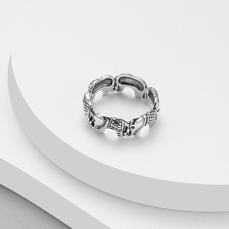 Jewelry Creative Elephant Rings Size ONE SIZE - 1 Thumbnail