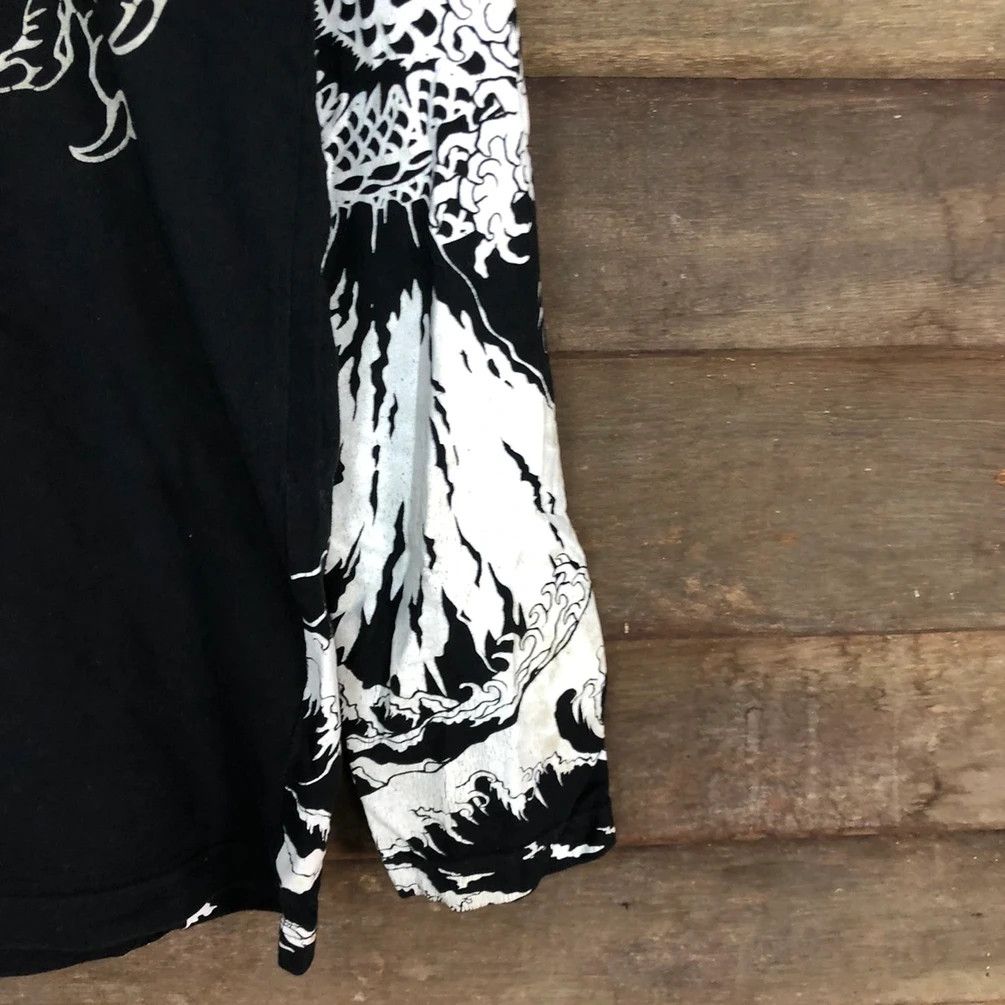 Japanese Brand DL Japan big Dragon tatoo yakuza Black Long sleeve #3507 Size US L / EU 52-54 / 3 - 13 Thumbnail