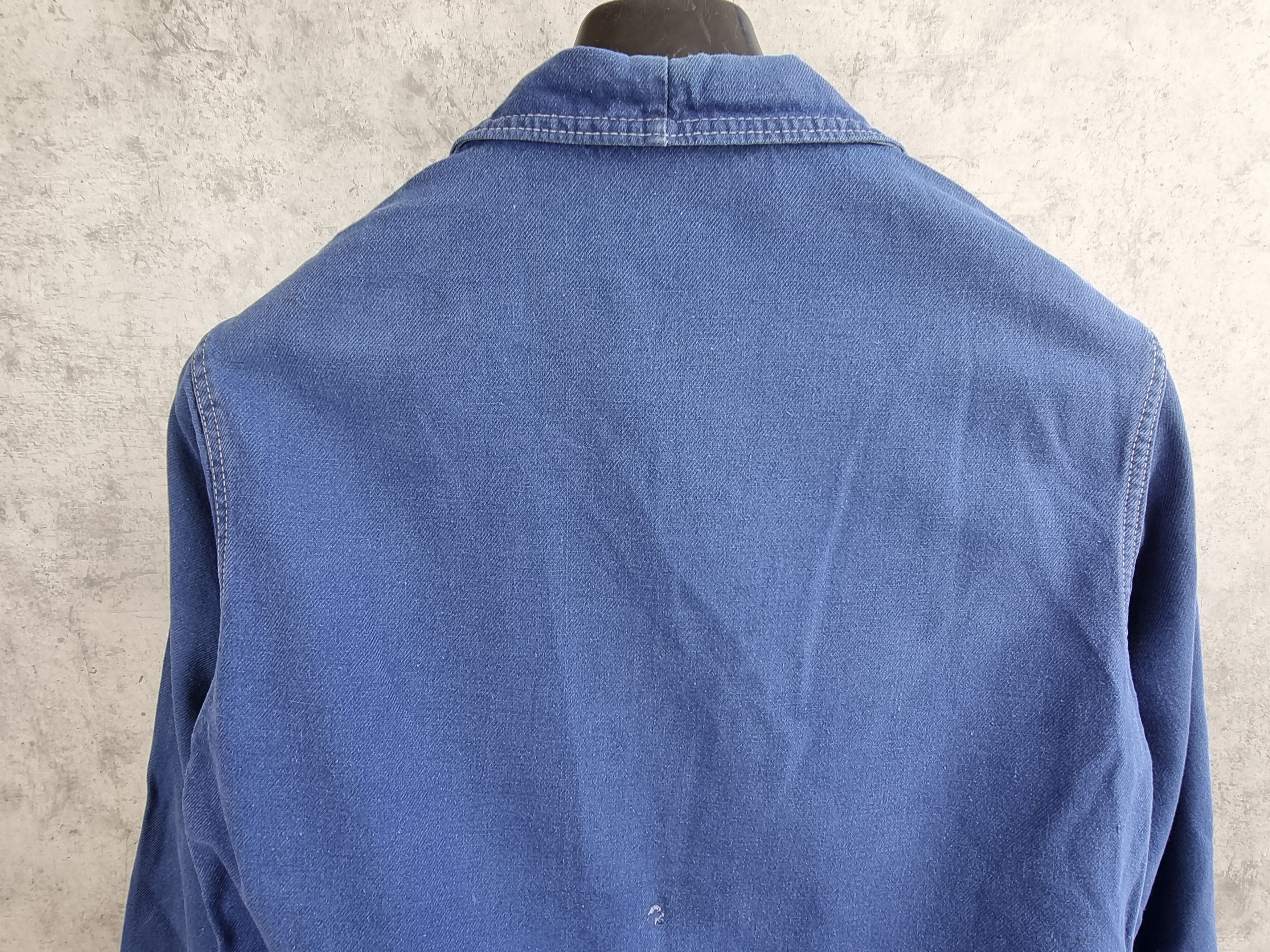 Le Laboureur × Vetra Rare 60s Faded Chore French Worker jacket Size US M / EU 48-50 / 2 - 9 Thumbnail