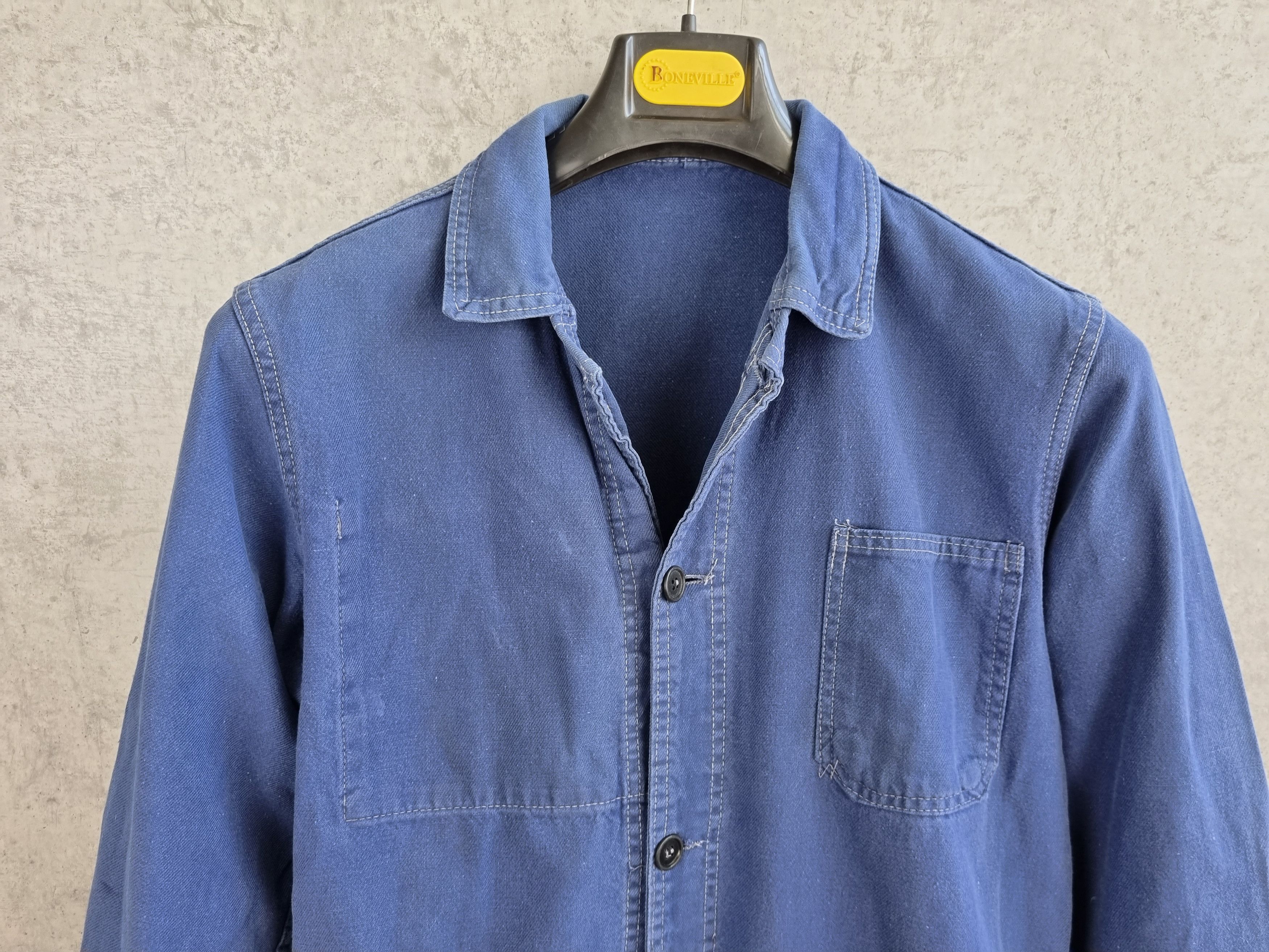Le Laboureur × Vetra Rare 60s Faded Chore French Worker jacket Size US M / EU 48-50 / 2 - 5 Thumbnail