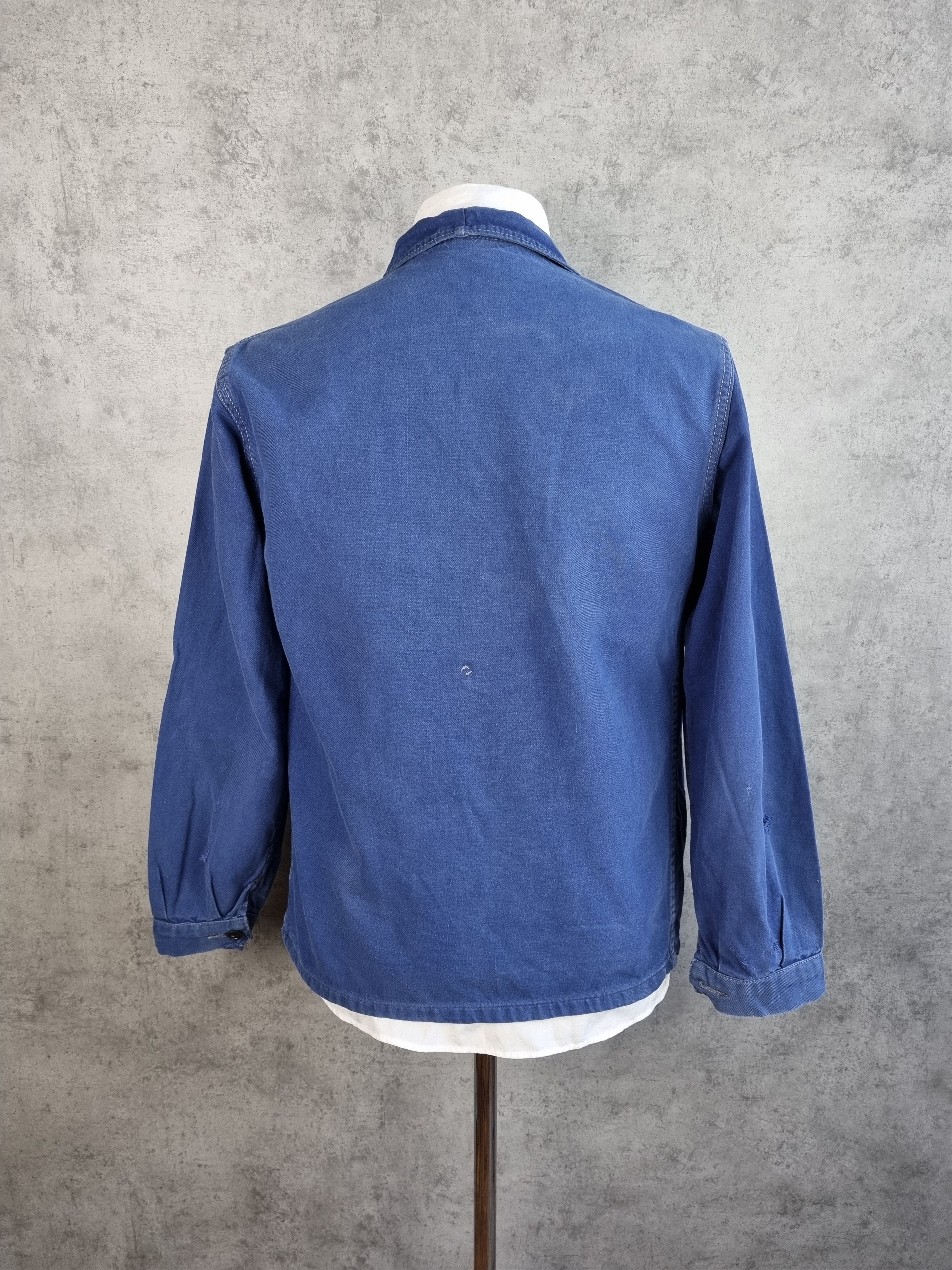 Le Laboureur × Vetra Rare 60s Faded Chore French Worker jacket Size US M / EU 48-50 / 2 - 8 Thumbnail