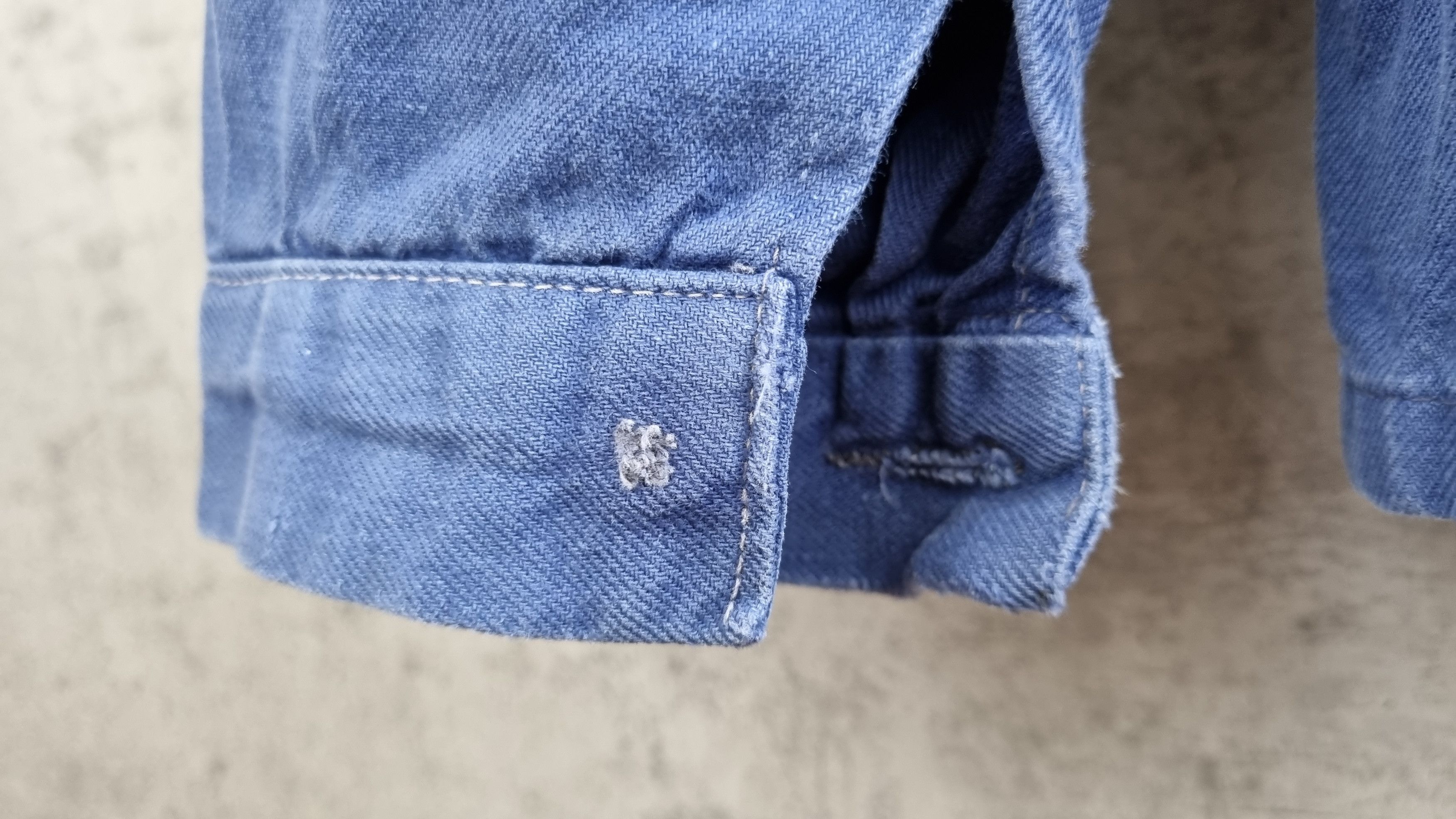 Le Laboureur × Vetra Rare 60s Faded Chore French Worker jacket Size US M / EU 48-50 / 2 - 13 Thumbnail