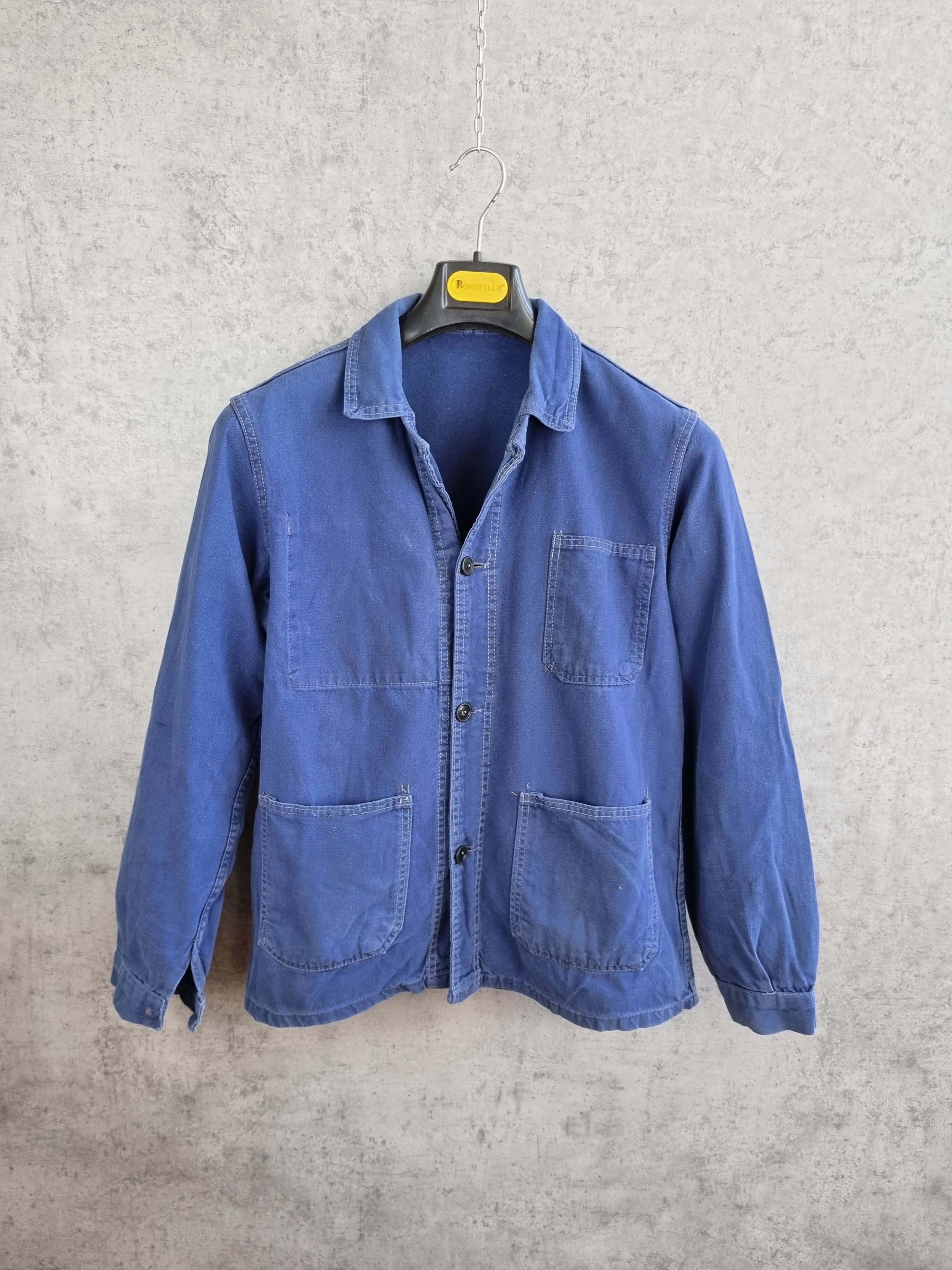 Le Laboureur × Vetra Rare 60s Faded Chore French Worker jacket Size US M / EU 48-50 / 2 - 4 Thumbnail