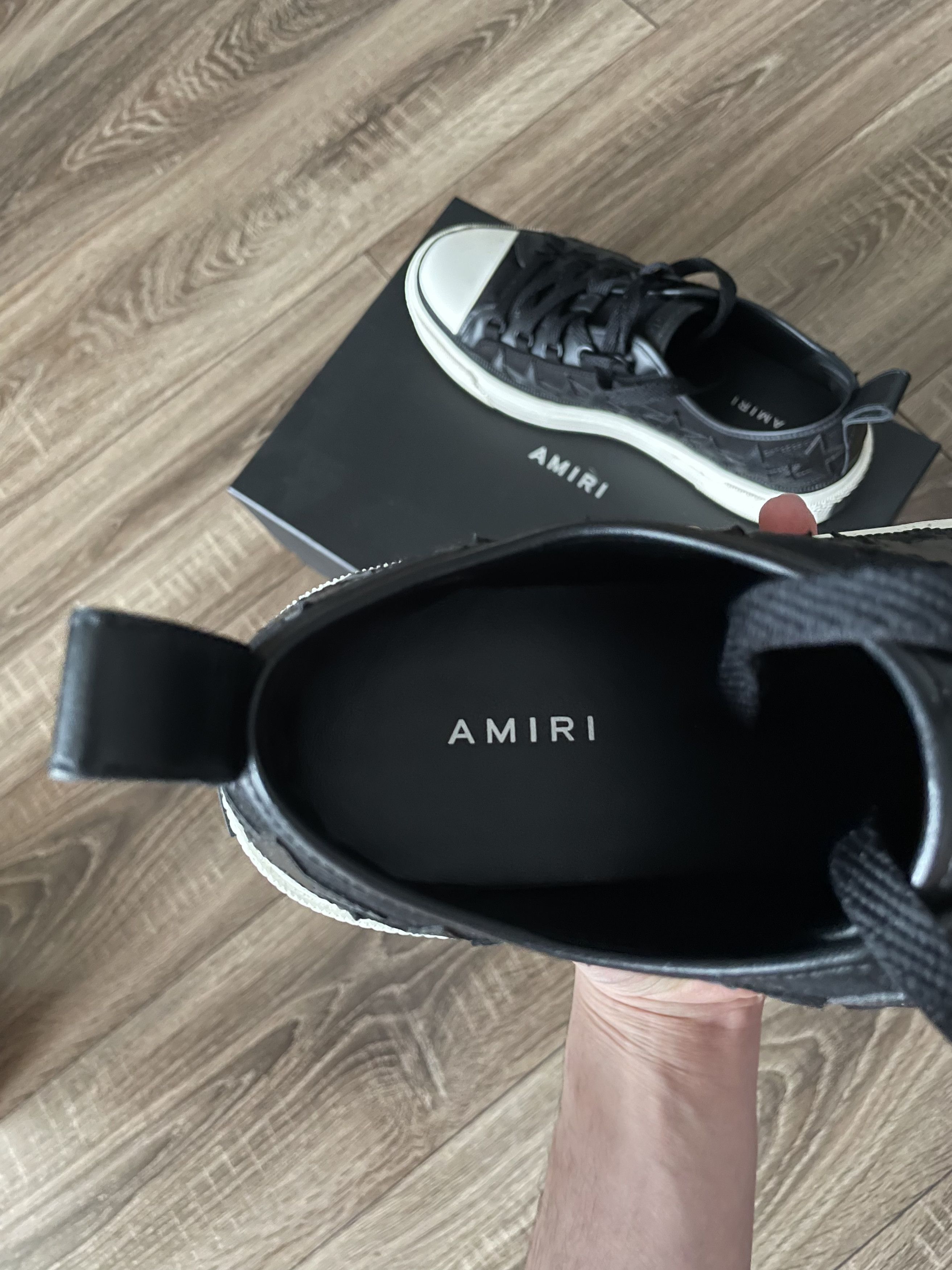 Amiri Amiri Stars Court canvas low top sneakers Size US 8 / EU 41 - 8 Thumbnail