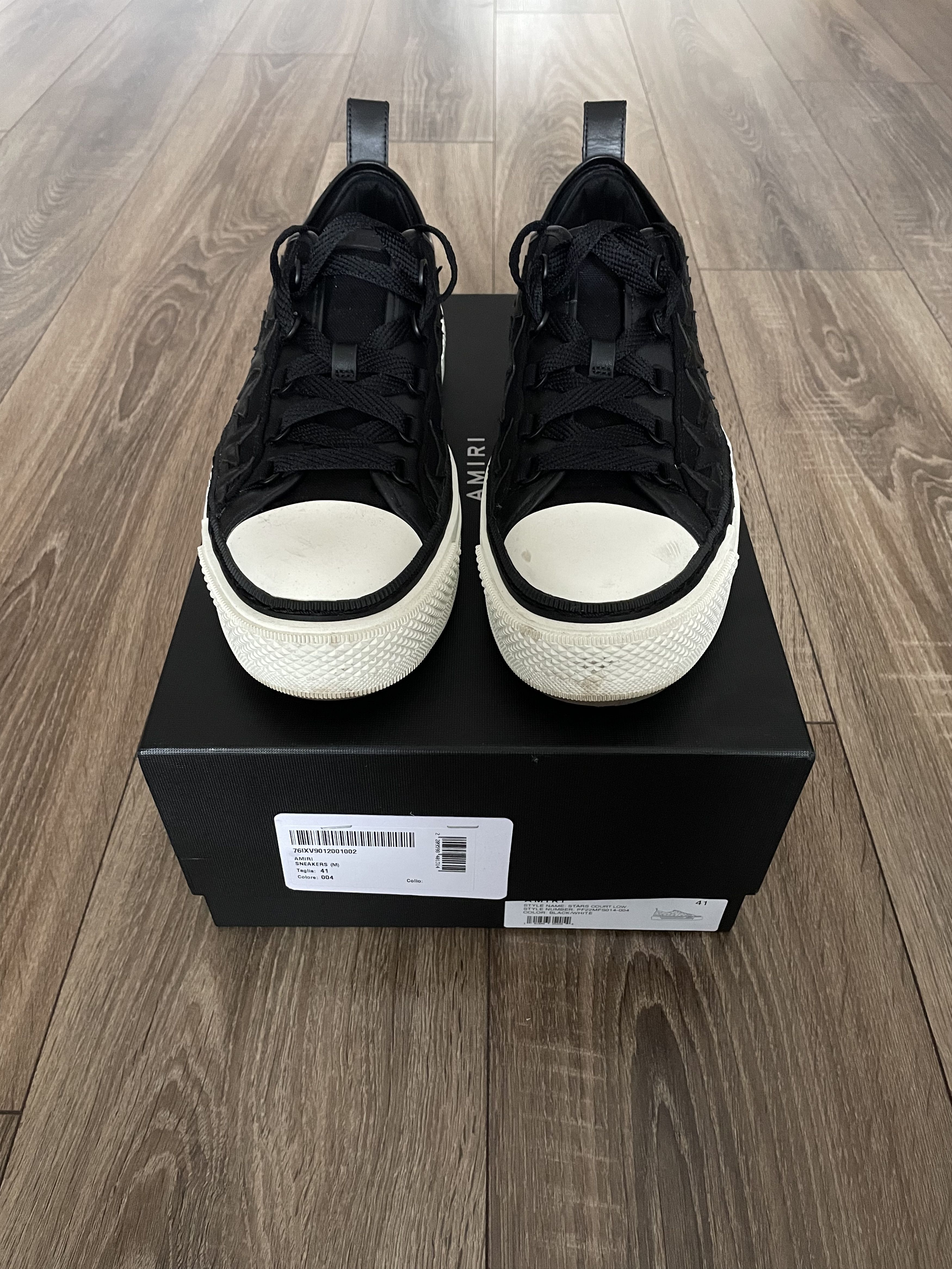 Amiri Amiri Stars Court canvas low top sneakers Size US 8 / EU 41 - 4 Thumbnail