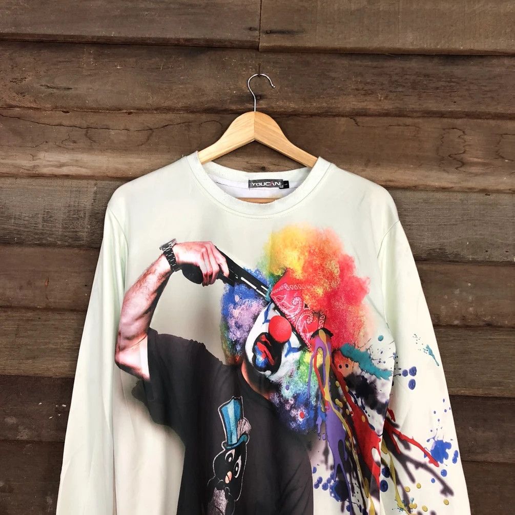 DC Comics Joker clown with gun big print Youcan Sweatshirt #3525 DL Size US L / EU 52-54 / 3 - 2 Thumbnail