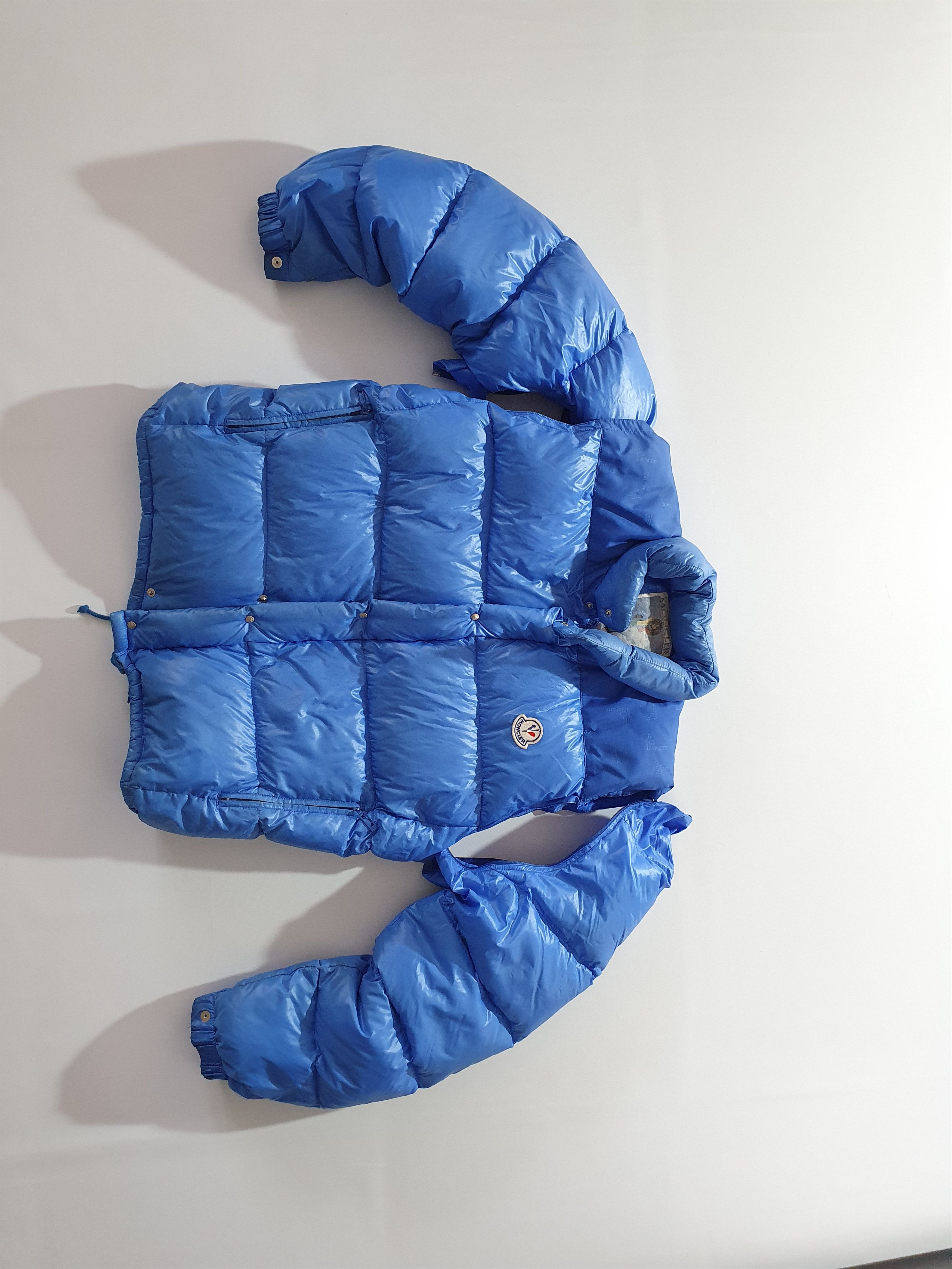 Moncler × Vintage 80s Detachable Arms Moncler Grenoble Down Vest Jacket Size US L / EU 52-54 / 3 - 4 Thumbnail