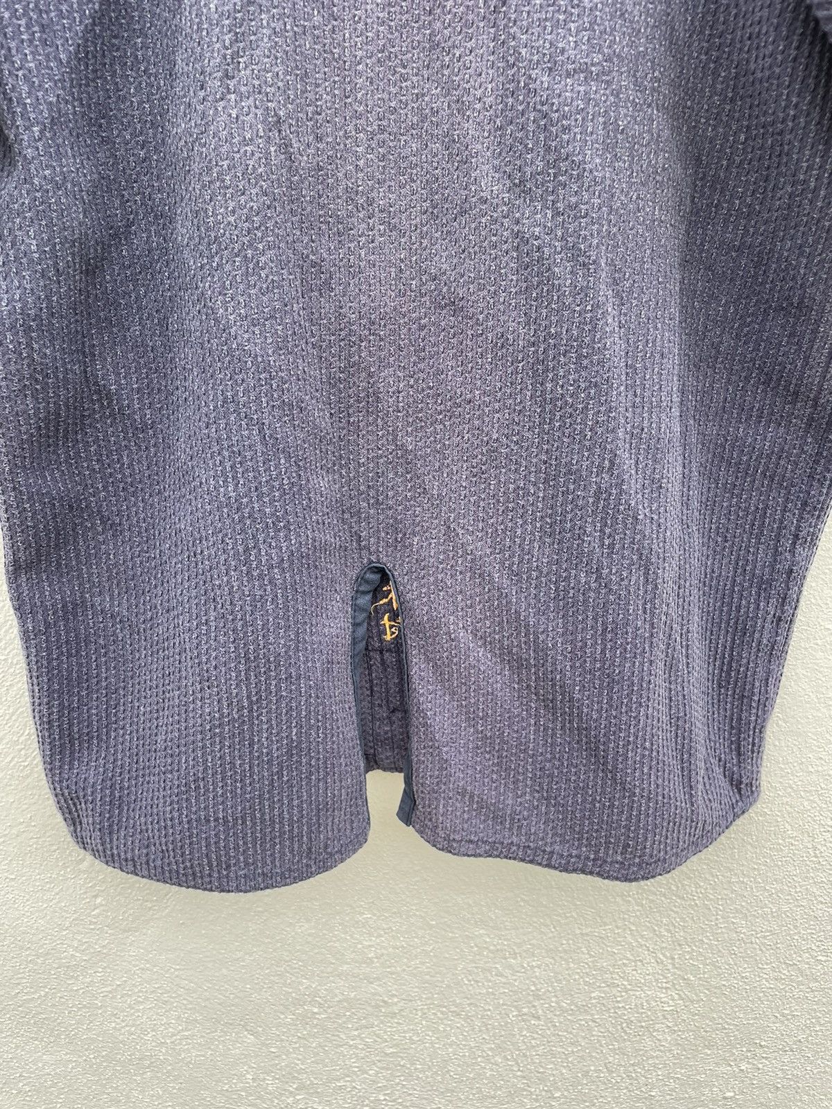 Japanese Brand Vintage Faded Kimono jacket indigo dyed/kendo/boro/sashiko】 Size US M / EU 48-50 / 2 - 10 Thumbnail