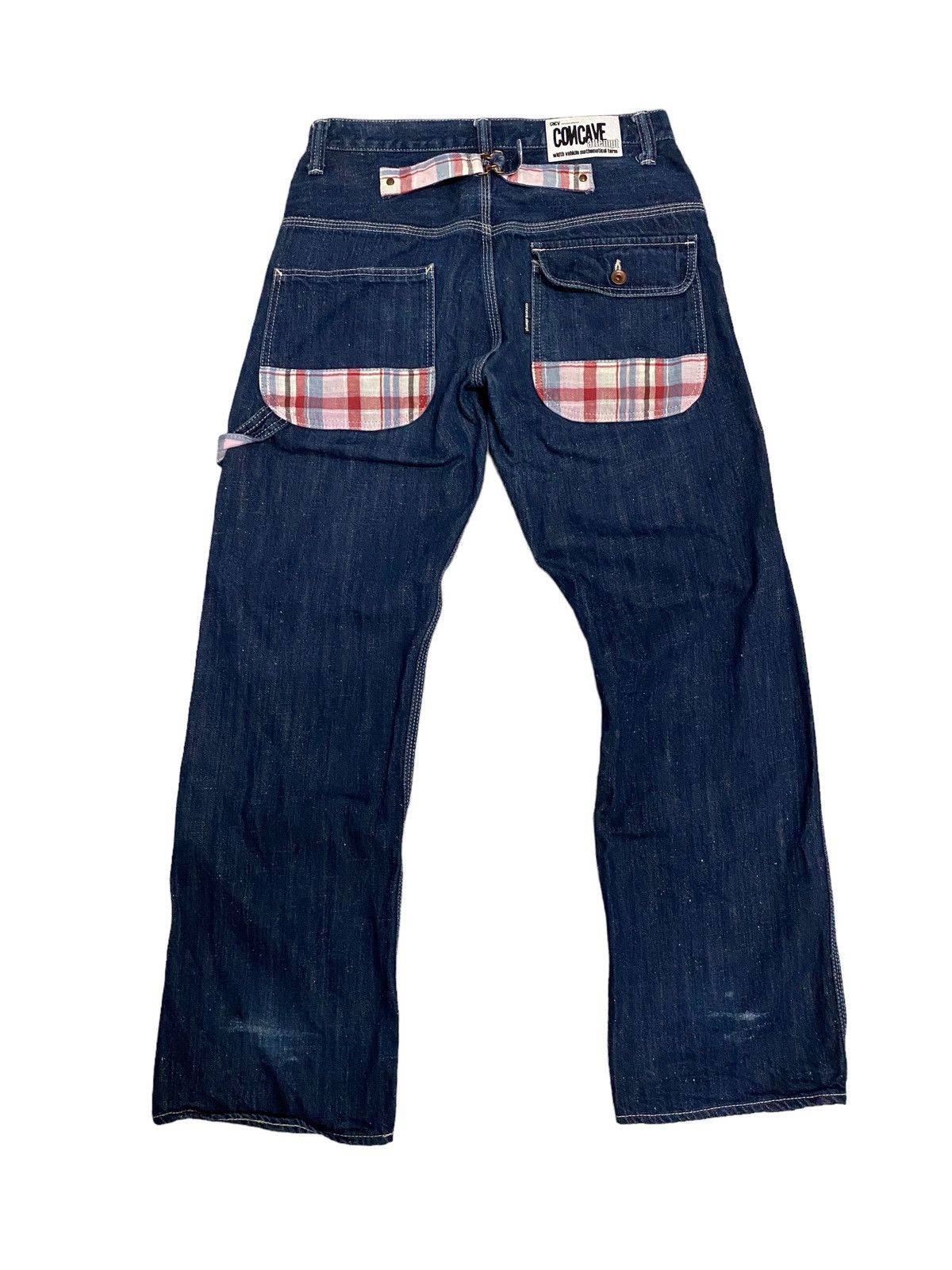 image of Distressed Denim x Vintage Cncv Concave Attempt Denim Jeans in Blue, Men's (Size 31)