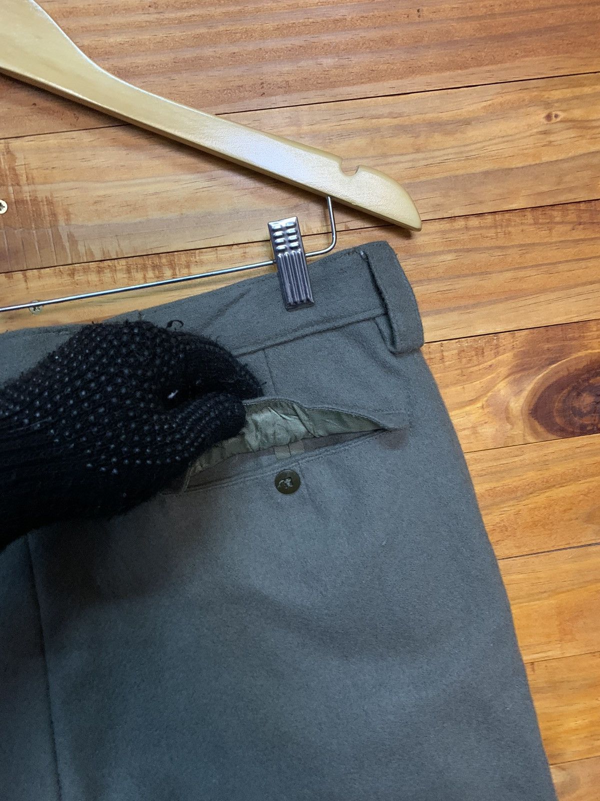 Other Vintage 60s Wool Army Trousers Pants Size US 34 / EU 50 - 6 Thumbnail