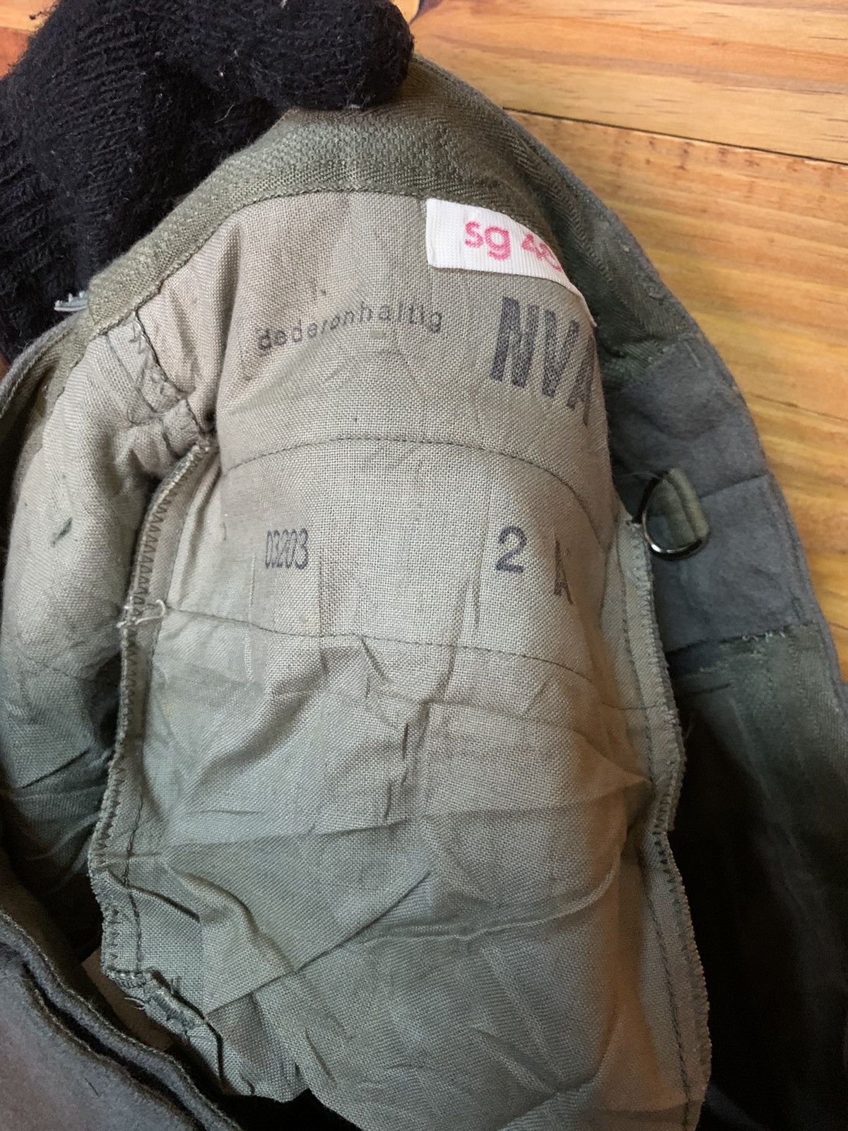 Other Vintage 60s Wool Army Trousers Pants Size US 34 / EU 50 - 8 Thumbnail