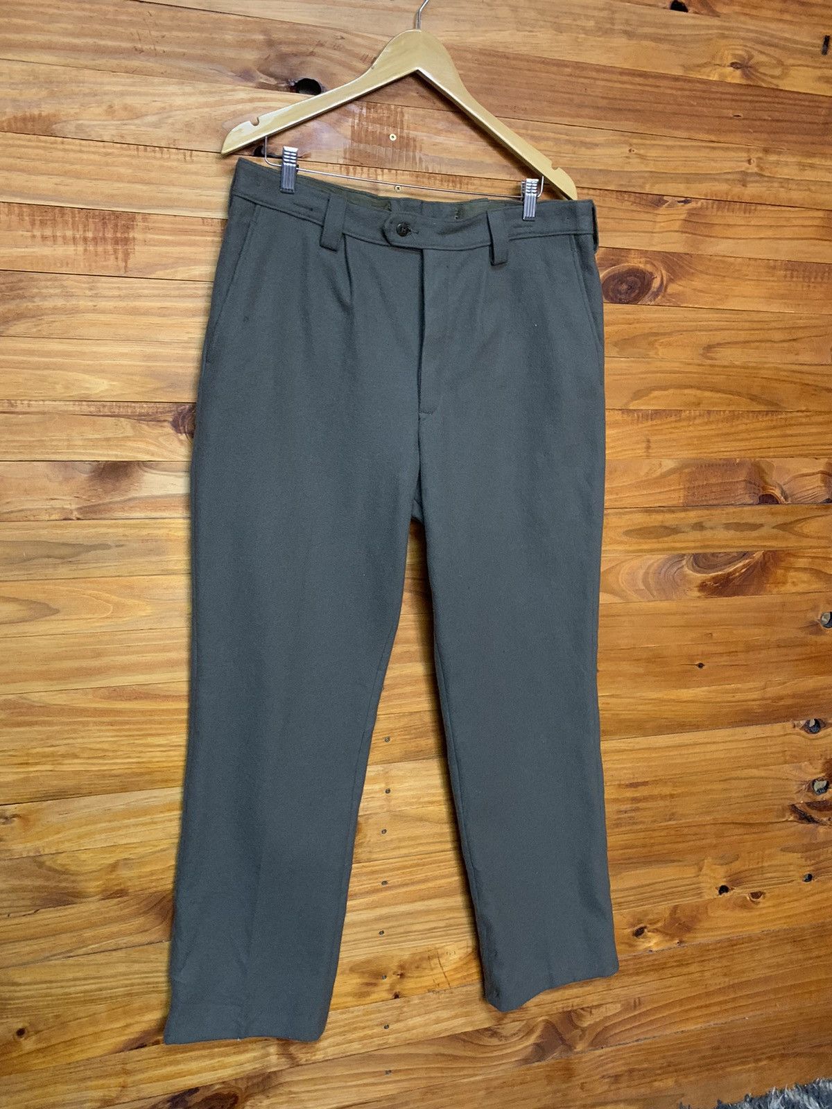 Other Vintage 60s Wool Army Trousers Pants Size US 34 / EU 50 - 2 Thumbnail