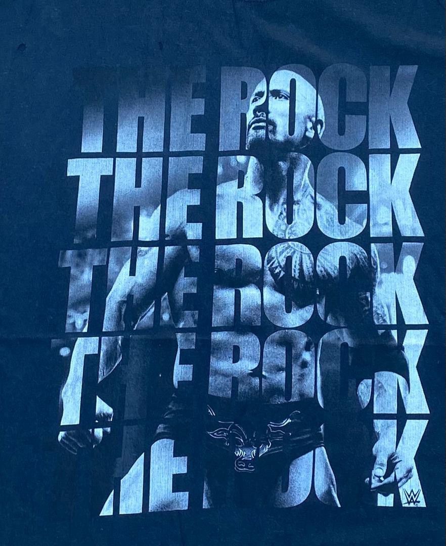 Vintage × WWE × WWF vintage tee the rock B18 Size US L / EU 52-54 / 3 - 2 Thumbnail