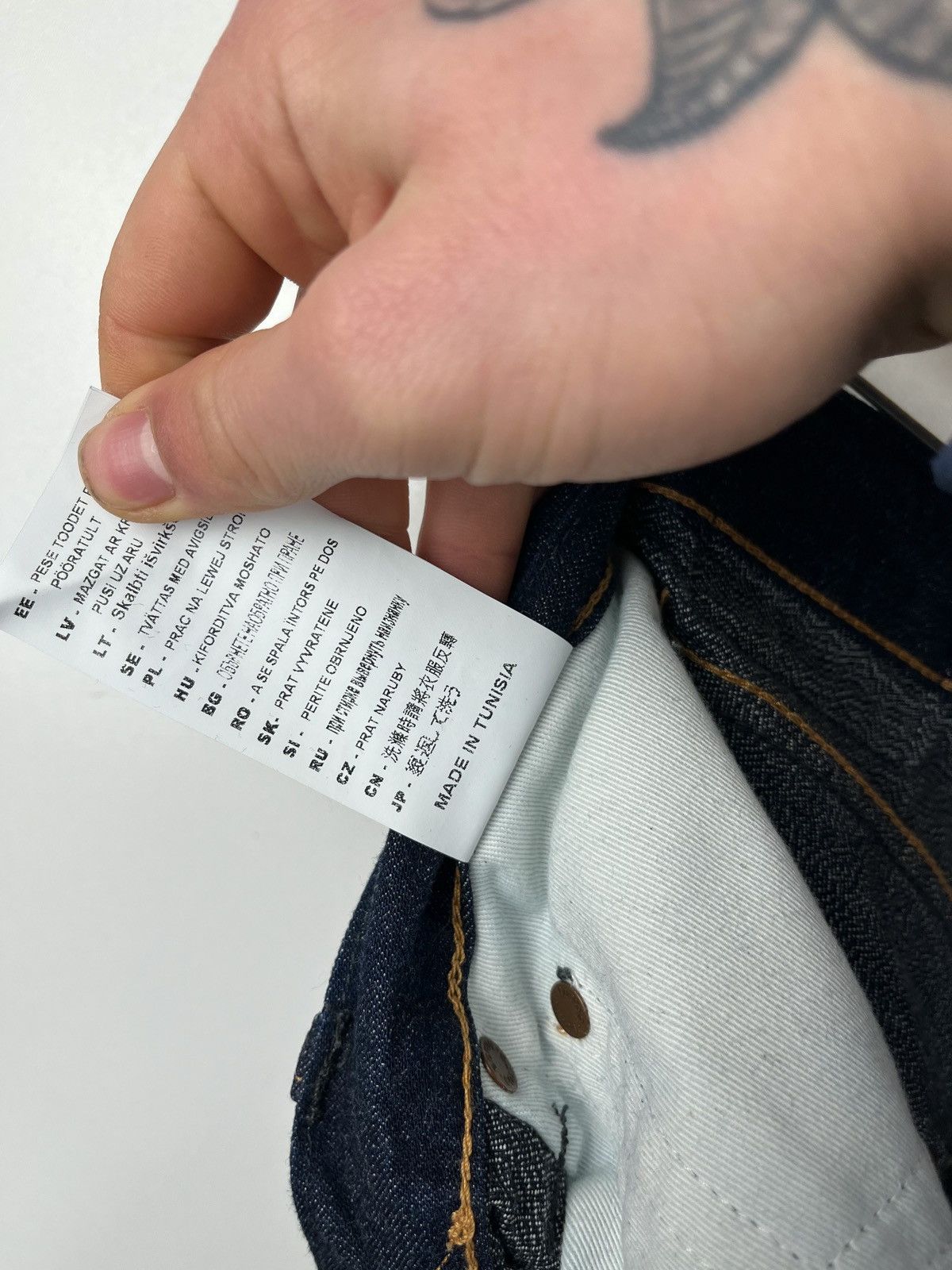 Edwin × Japanese Brand Edwin Selvedge Japanese Denim ED-49 Regular Relaxed W28 L34 Size US 28 / EU 44 - 10 Thumbnail