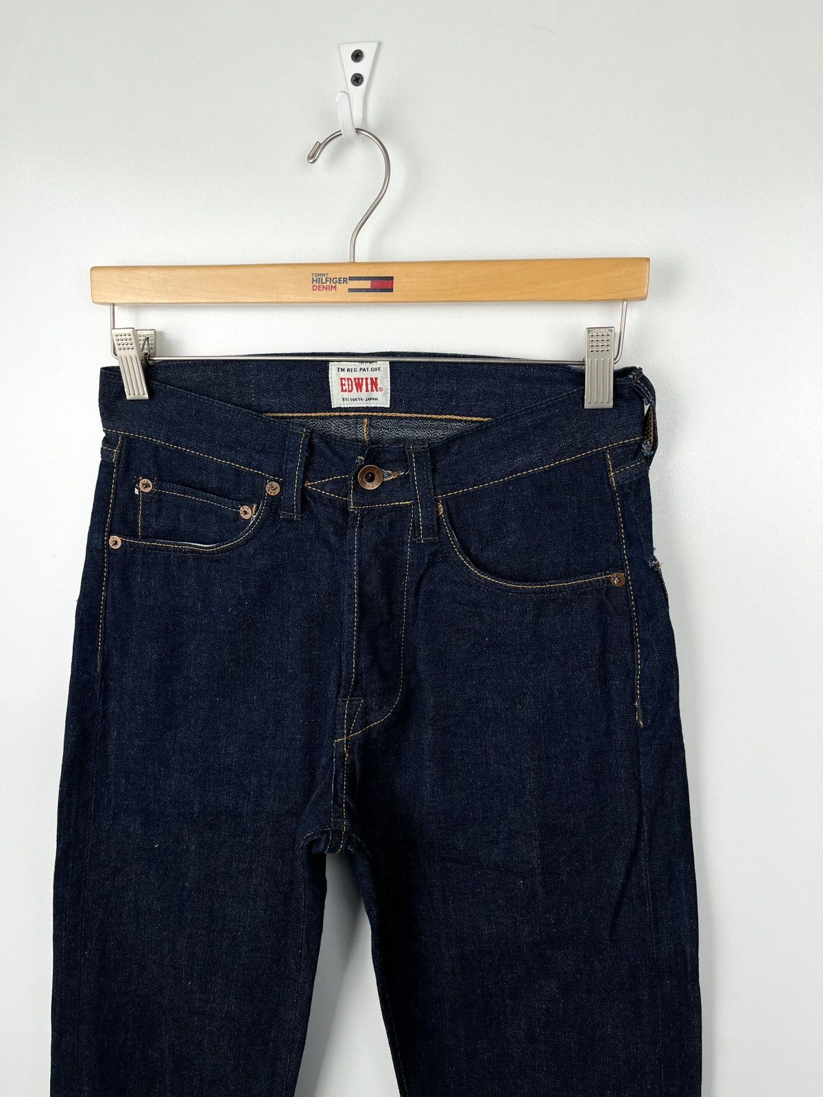 Edwin × Japanese Brand Edwin Selvedge Japanese Denim ED-49 Regular Relaxed W28 L34 Size US 28 / EU 44 - 3 Thumbnail