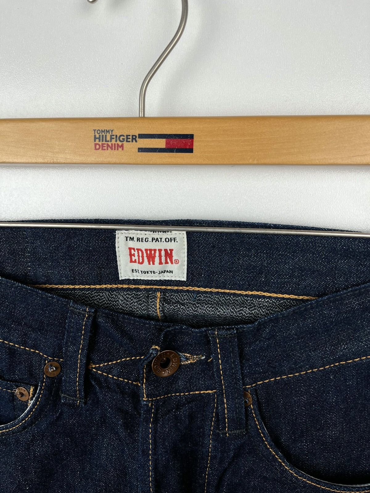 Edwin × Japanese Brand Edwin Selvedge Japanese Denim ED-49 Regular Relaxed W28 L34 Size US 28 / EU 44 - 4 Thumbnail