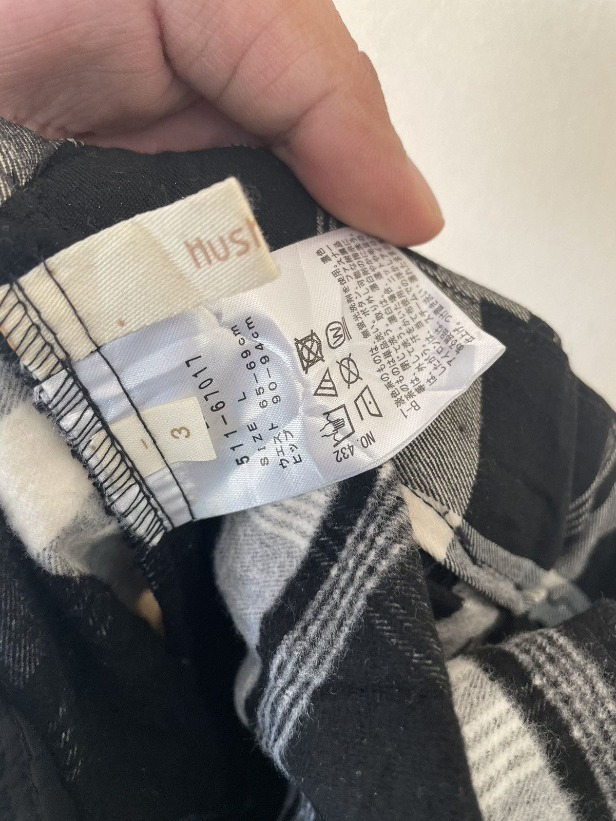 Japanese Brand HUSH HUSH TARTAN PANTS 28-30 Size US 30 / EU 46 - 9 Thumbnail