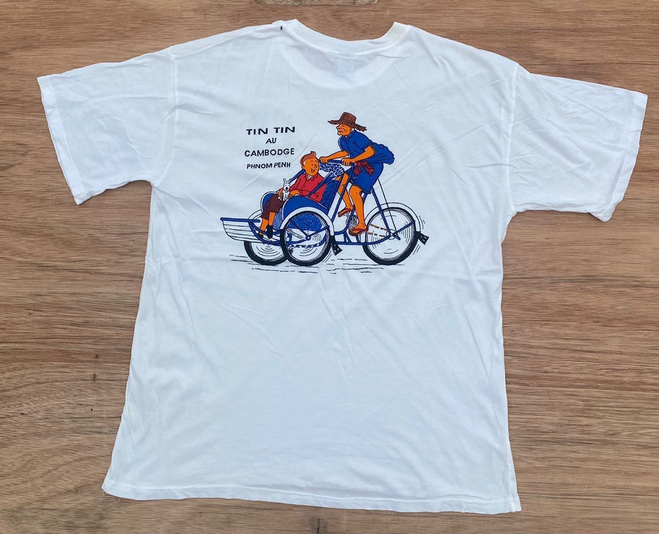 image of Vintage Tee D - 14 in White, Men's (Size Large)