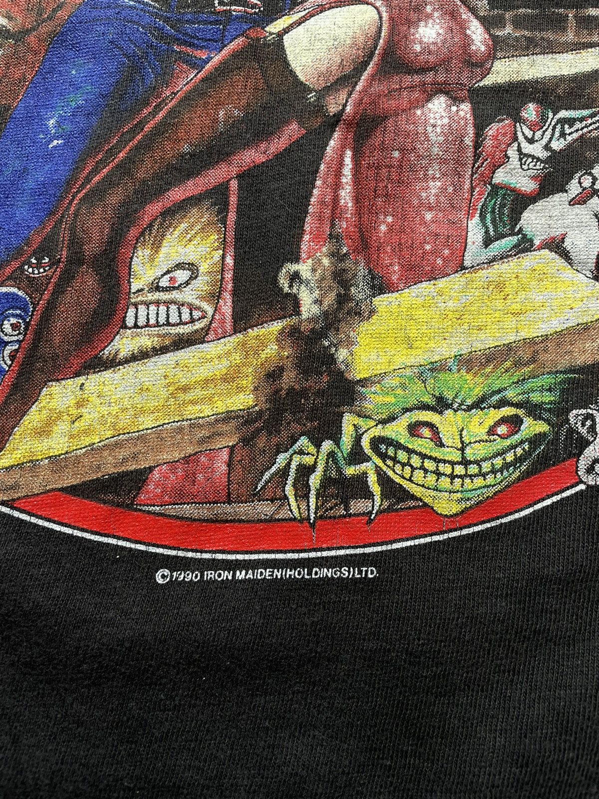 Band Tees × Vintage Vintage 90s IRON MAIDEN Size US L / EU 52-54 / 3 - 5 Thumbnail