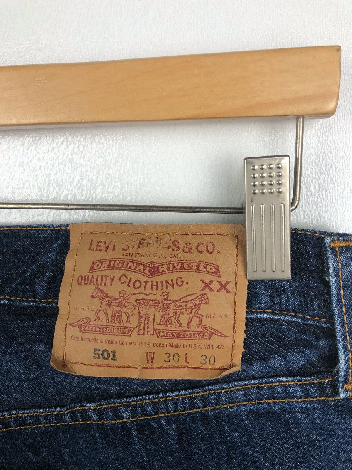 Levi's × Levi's Vintage Clothing Vintage Levi’s 505 unisex made in USA W30 L30 Size US 30 / EU 46 - 5 Thumbnail