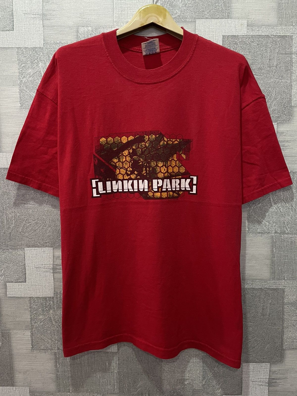 image of Band Tees x Vintage Linkin Park in Red, Men's (Size XL)