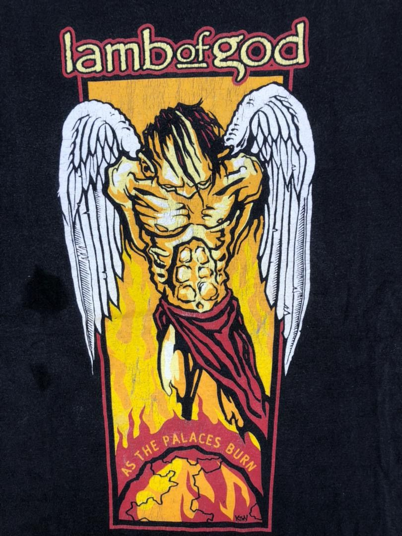 Band Tees × Vintage Vintage LAMB OF GOD Size US M / EU 48-50 / 2 - 2 Thumbnail