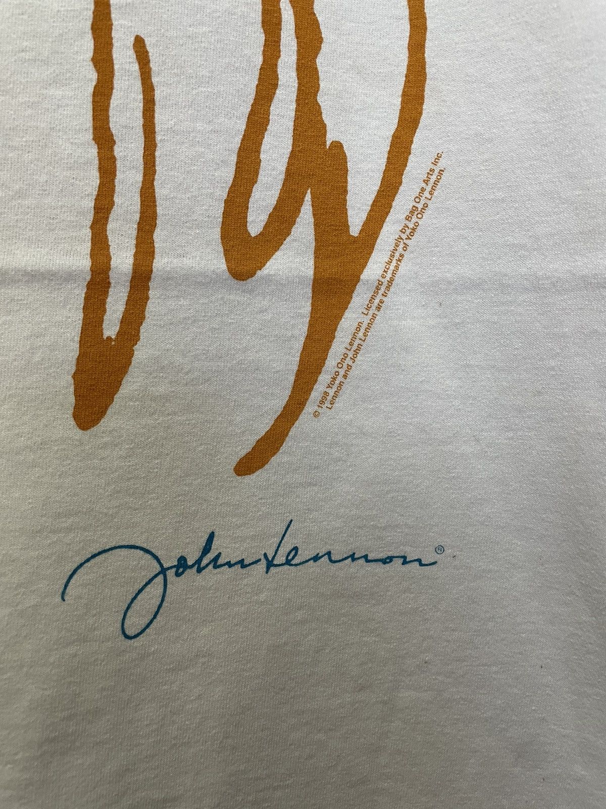 Band Tees × Vintage Vintage JOHN LENNON the Beatles Yoko Ono Size US L / EU 52-54 / 3 - 2 Thumbnail