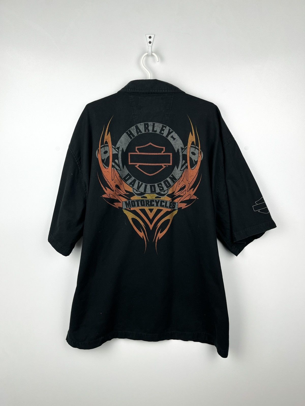 Harley Davidson Y2K VINTAGE HARLEY DAVIDSON MOTOR CLOTHES SHIRT SIZE 3XL Size US XXL / EU 58 / 5 - 1 Thumbnail
