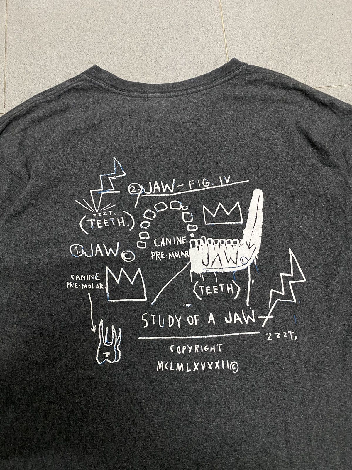 Jean-Michel Basquiat × Vintage Vintage Jean-Michel Basquiat Longsleeve Tee Size US S / EU 44-46 / 1 - 3 Thumbnail