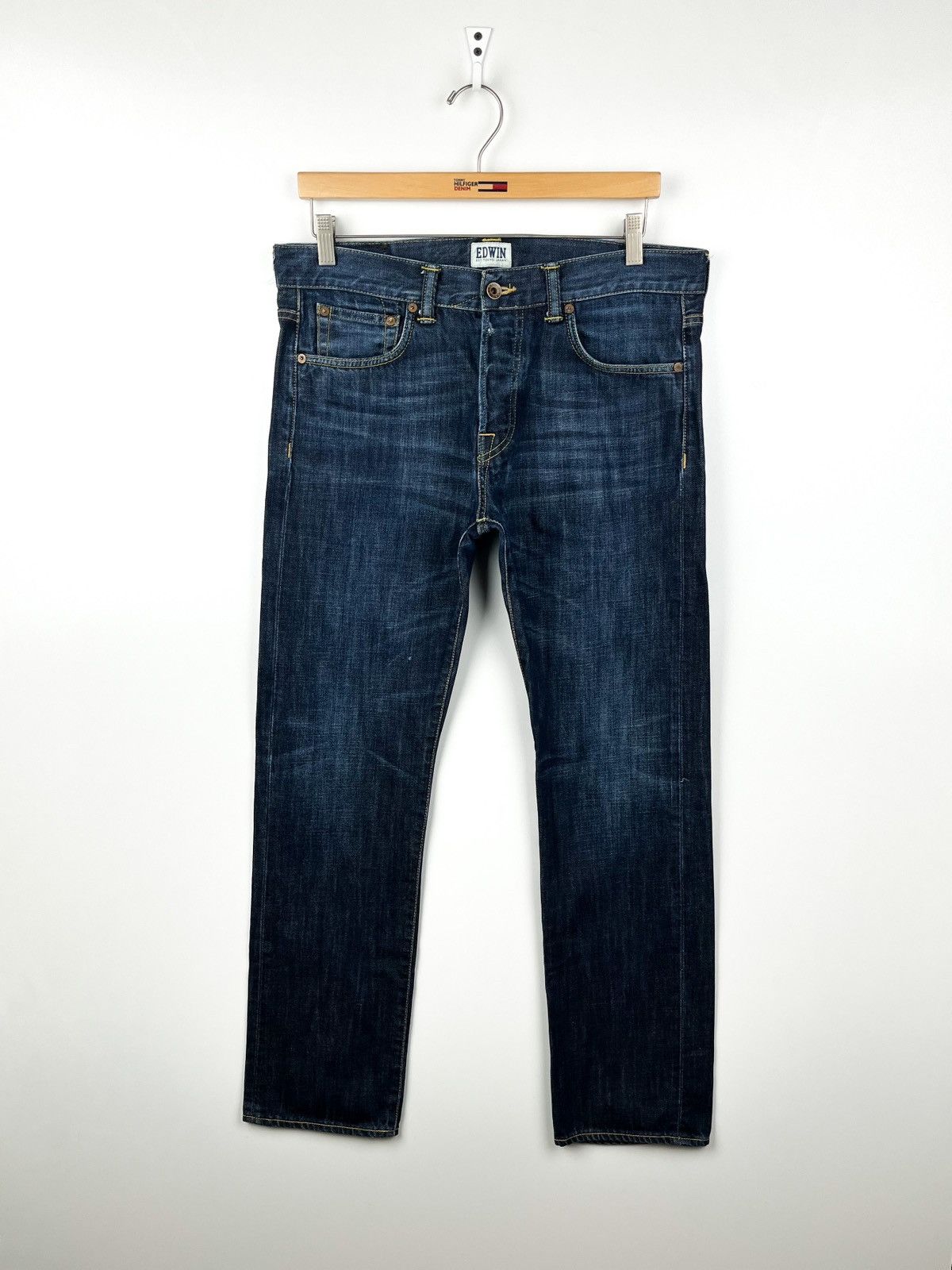 Edwin × Japanese Brand EDWIN ED-71 SLIM denim jeans mens W32 L32 Size US 32 / EU 48 - 2 Thumbnail