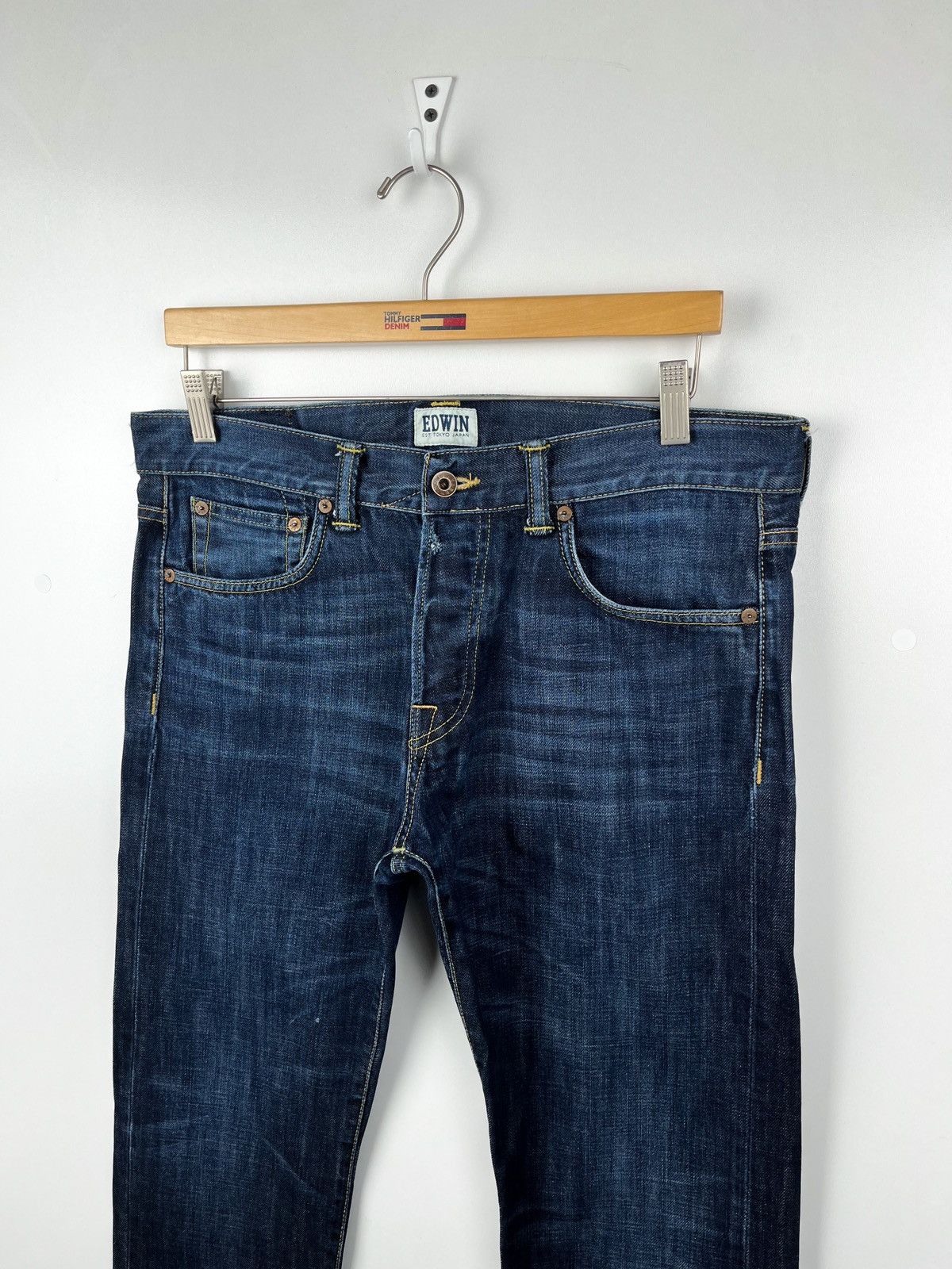 Edwin × Japanese Brand EDWIN ED-71 SLIM denim jeans mens W32 L32 Size US 32 / EU 48 - 3 Thumbnail