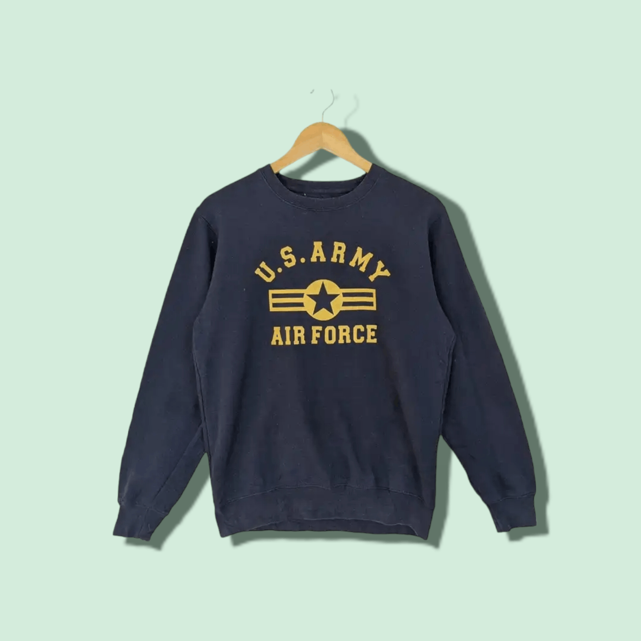 Japanese Brand US ARMY AIR FORCE Big Logo Spell Out Jumper Sweatshirt Size US M / EU 48-50 / 2 - 1 Thumbnail