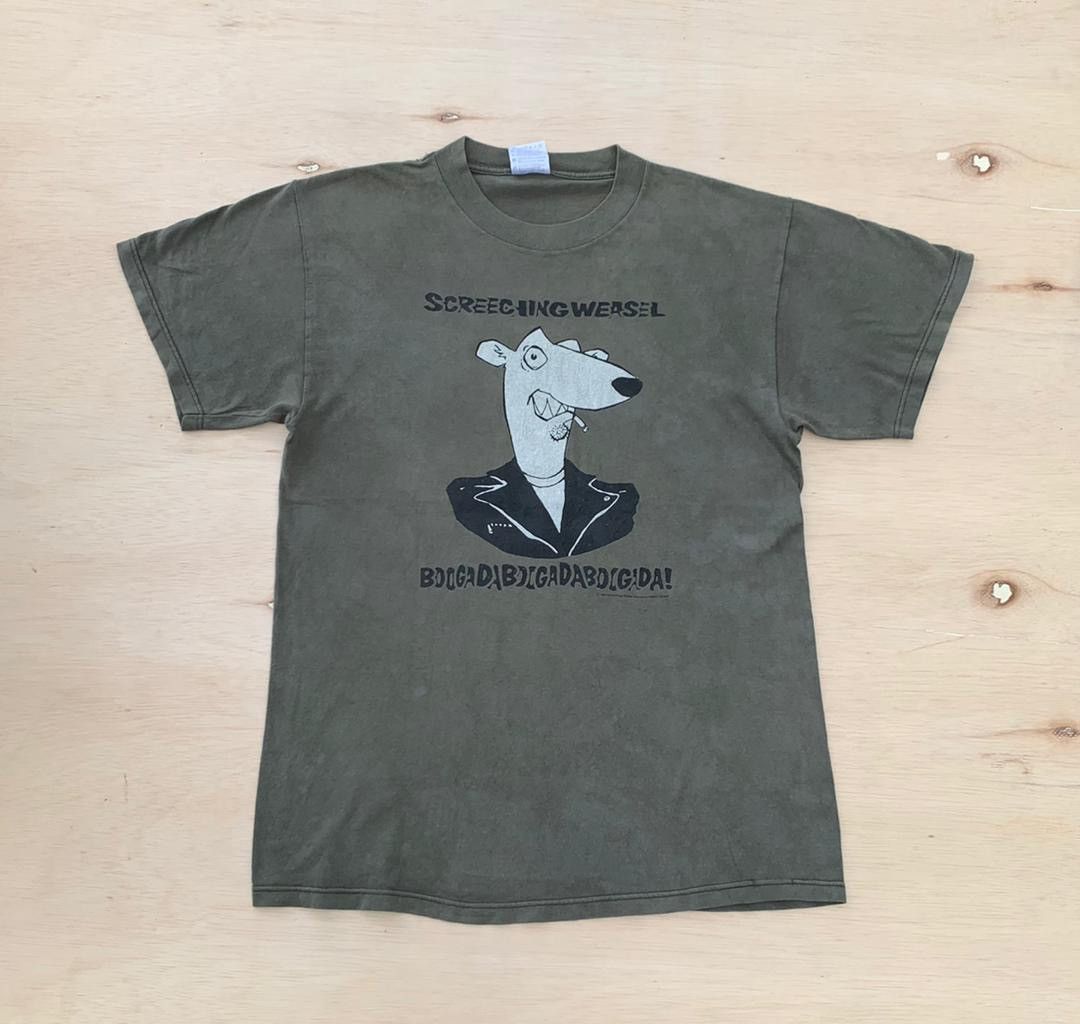 Band Tees × Vintage Vintage Tee SCREECHING WEASEL A9 Size US L / EU 52-54 / 3 - 1 Thumbnail