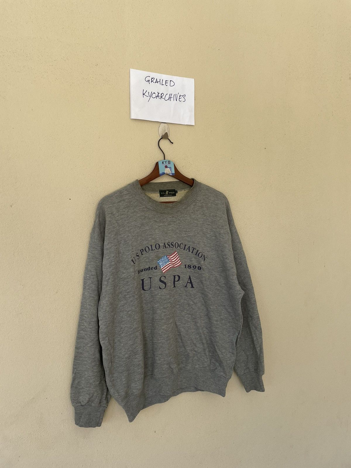 U.S. Polo Assn. × Vintage VINTAGE USPA SWEATSHIRT Size US L / EU 52-54 / 3 - 2 Thumbnail