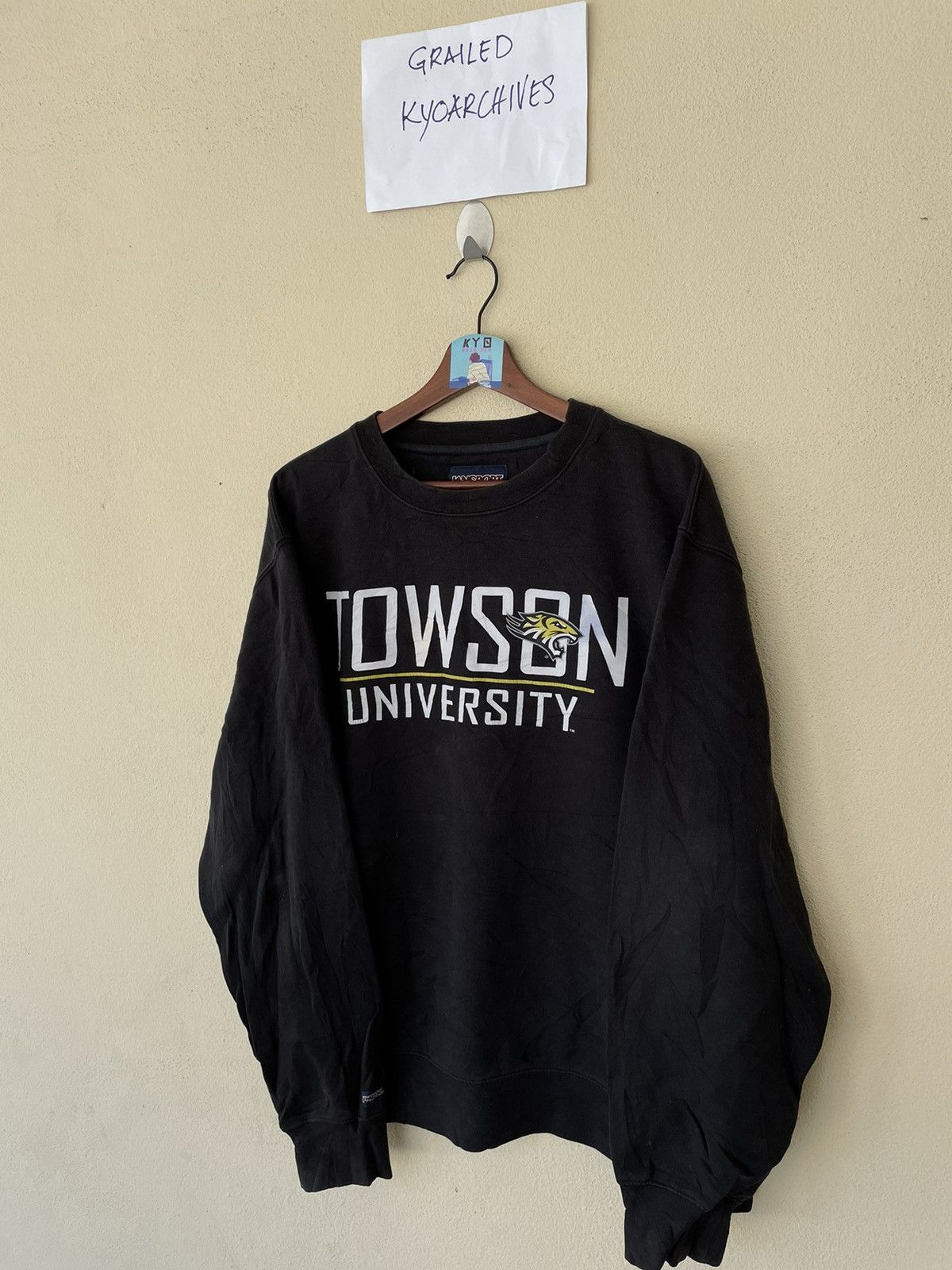 Jansport × Vintage Y2K JANSPORTS TOWSON UNI SWEATSHIRT Size US L / EU 52-54 / 3 - 2 Thumbnail