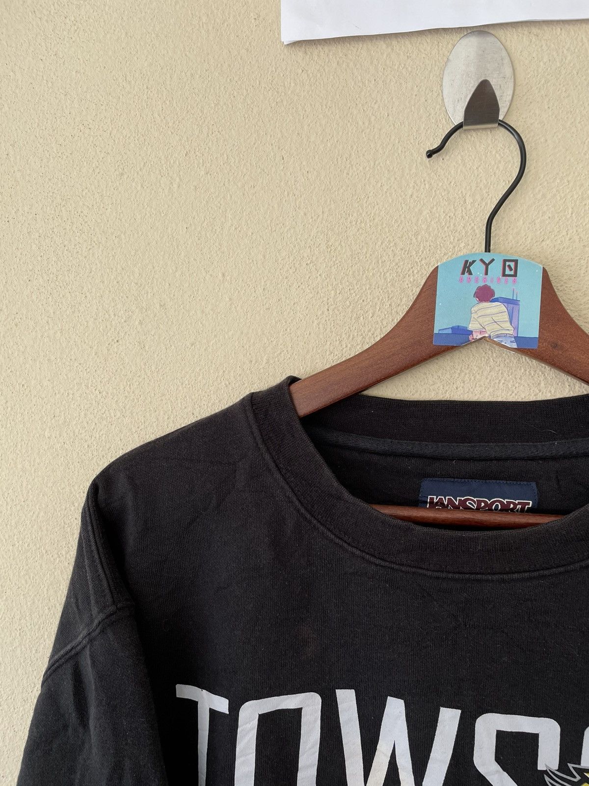 Jansport × Vintage Y2K JANSPORTS TOWSON UNI SWEATSHIRT Size US L / EU 52-54 / 3 - 9 Thumbnail