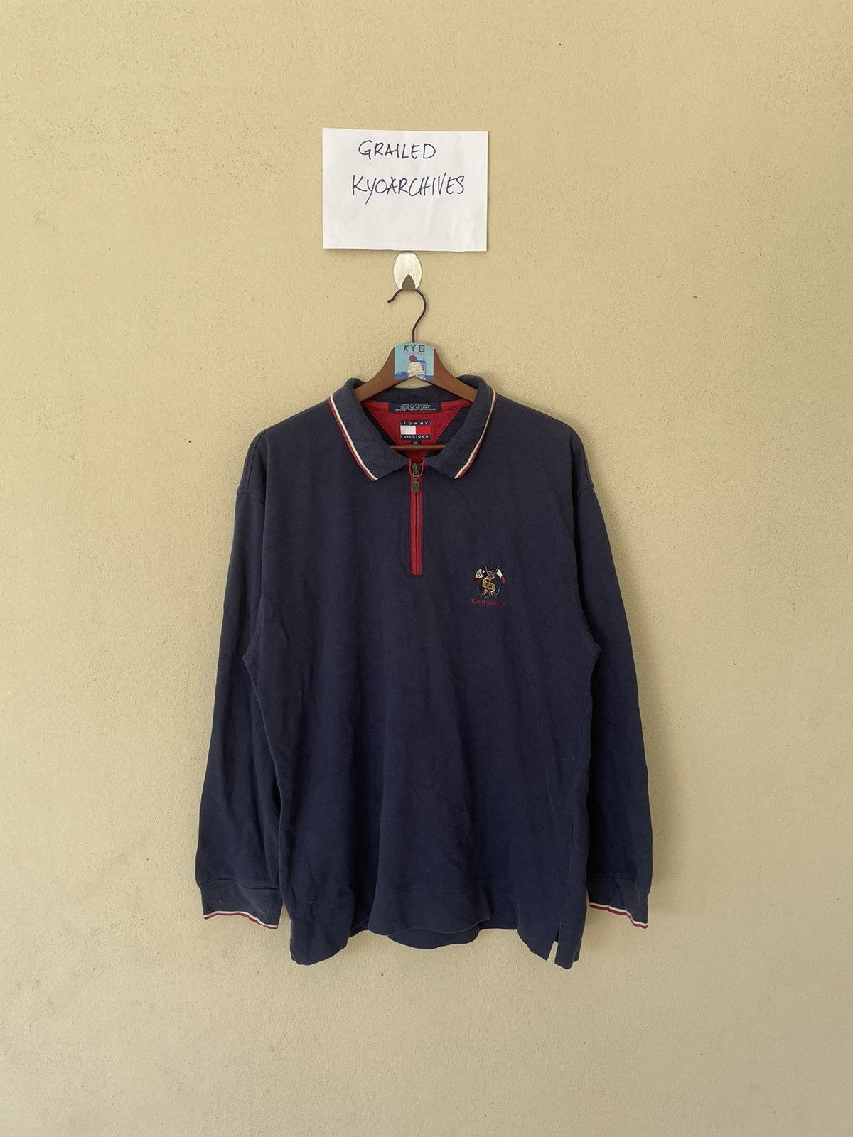 Tommy Hilfiger TOMMY HILFIGER LONG SLEEVE POLOS Size US XL / EU 56 / 4 - 1 Thumbnail